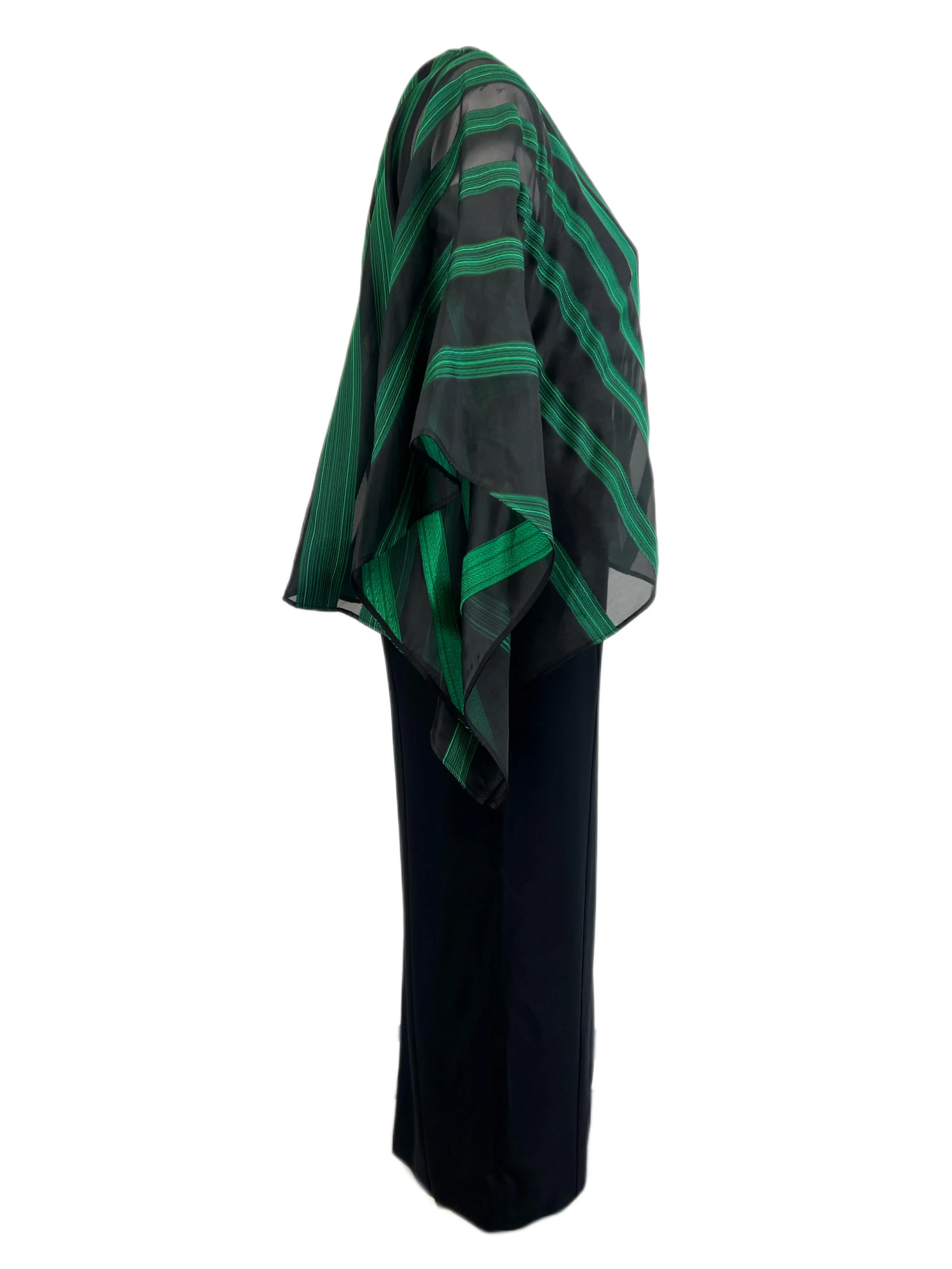 Marina Rinaldi Women's Green Diapason Sleeveless Maxi Dress Size 12W/21 NWT