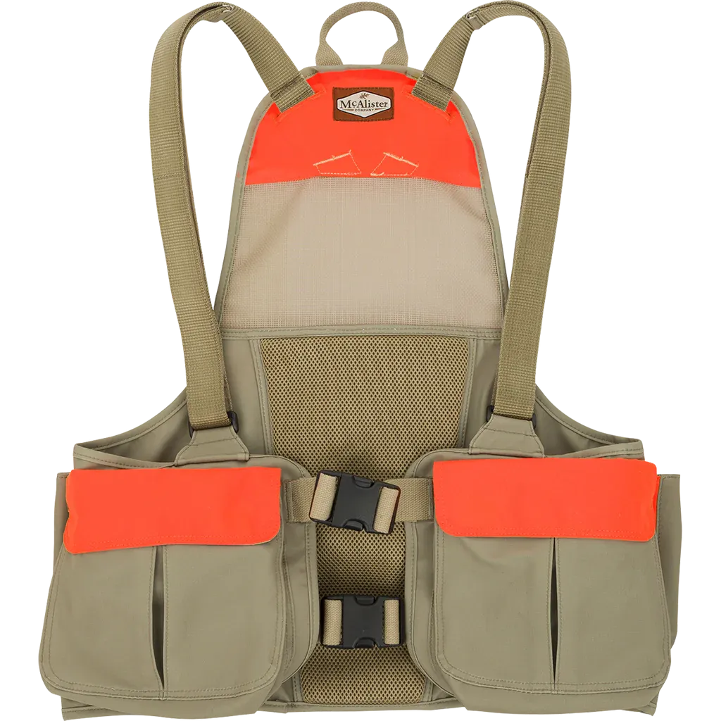 MCALISTER UPLAND STRAP VEST - BLAZE/KHAKI