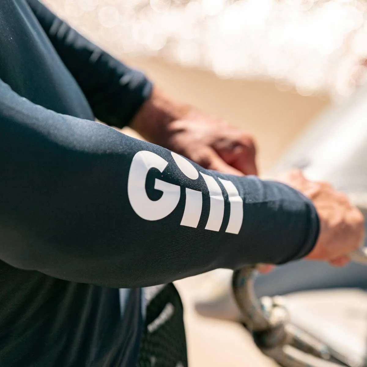 Mens Gill Zenzero Rash Vest - Dark Navy