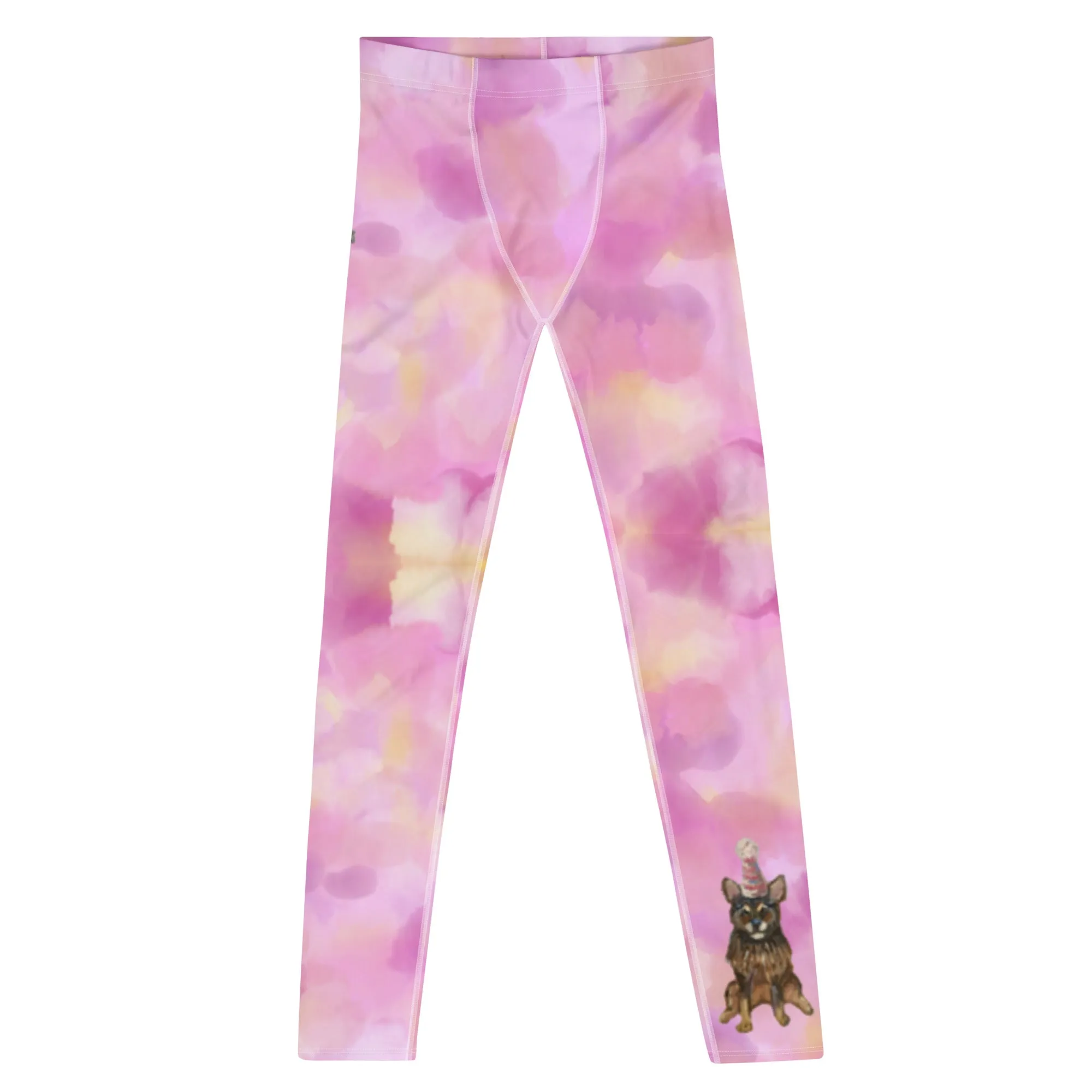 Men's Leggings "Party Dog" (Meggings)