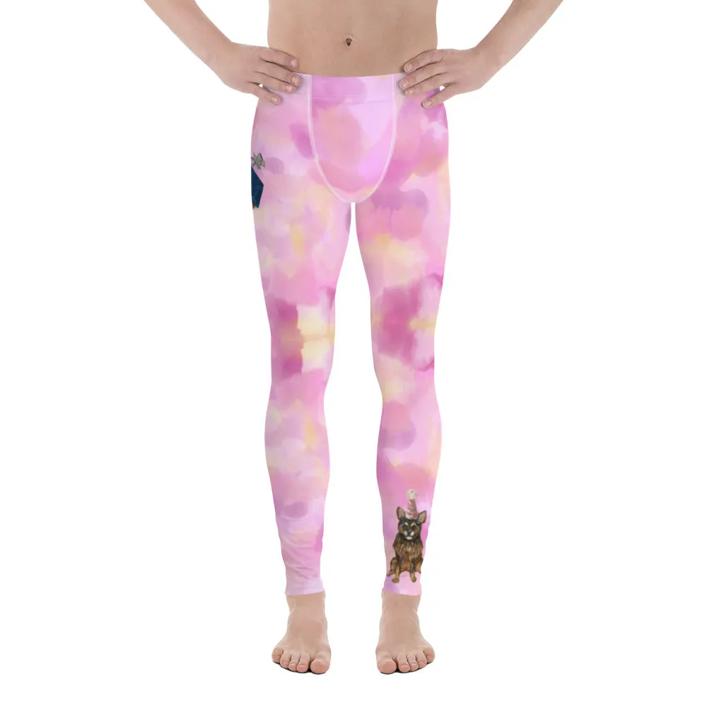 Men's Leggings "Party Dog" (Meggings)