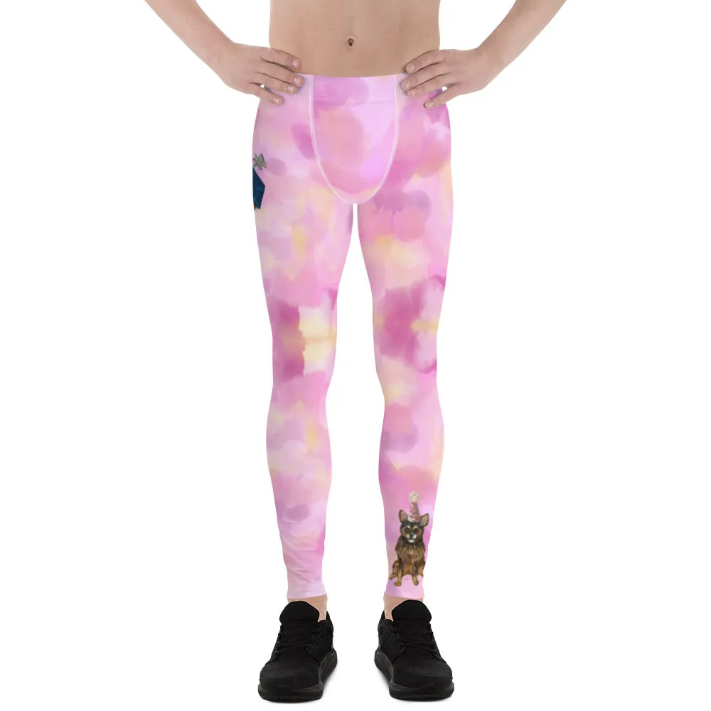 Men's Leggings "Party Dog" (Meggings)