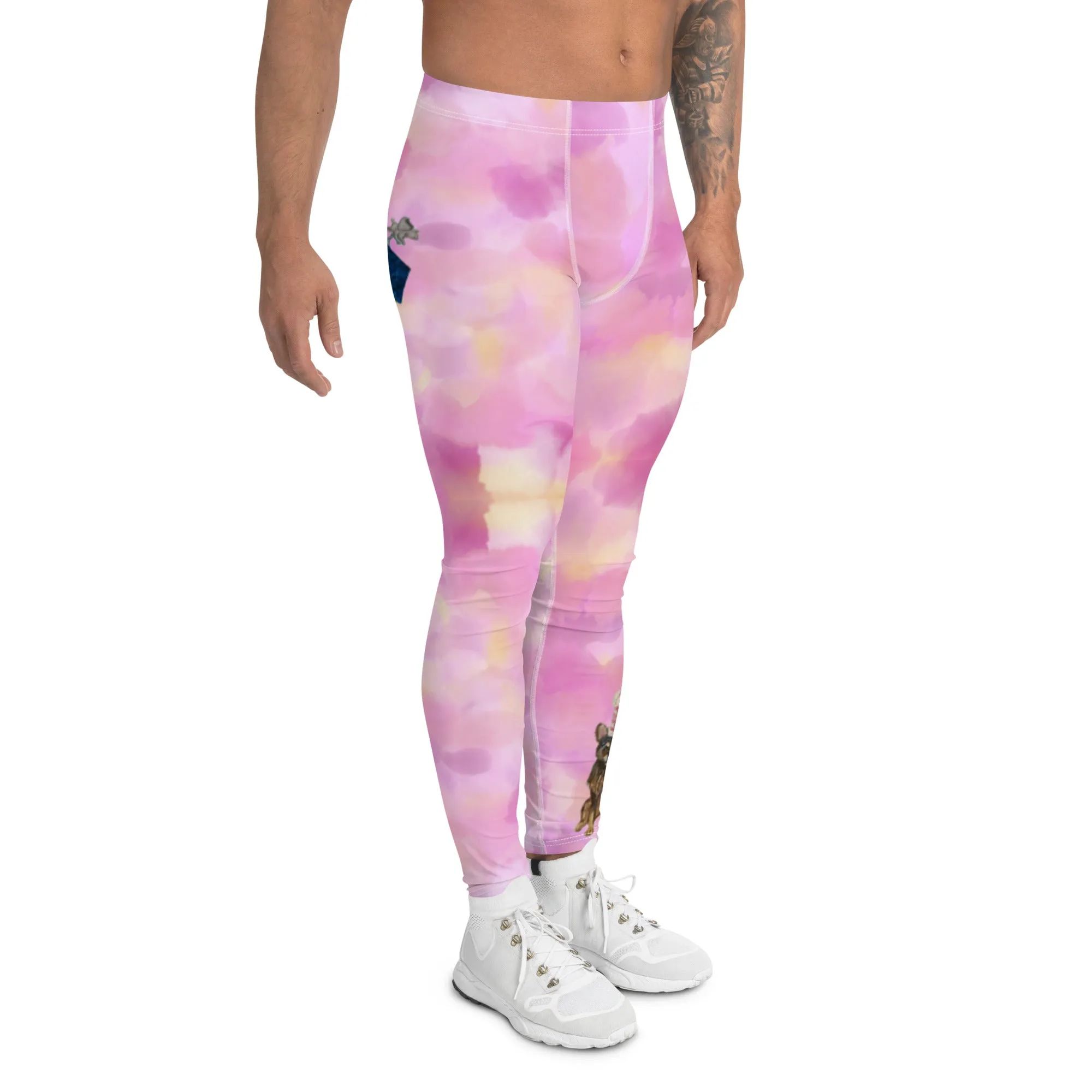 Men's Leggings "Party Dog" (Meggings)