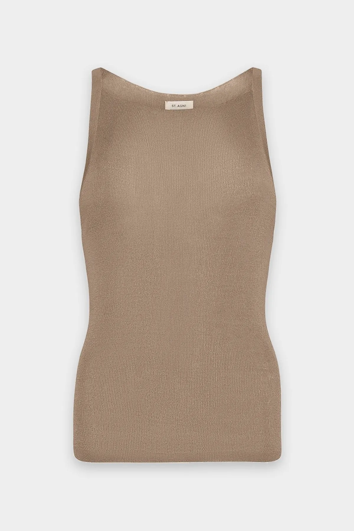 Min Knit Tank Top in Oak
