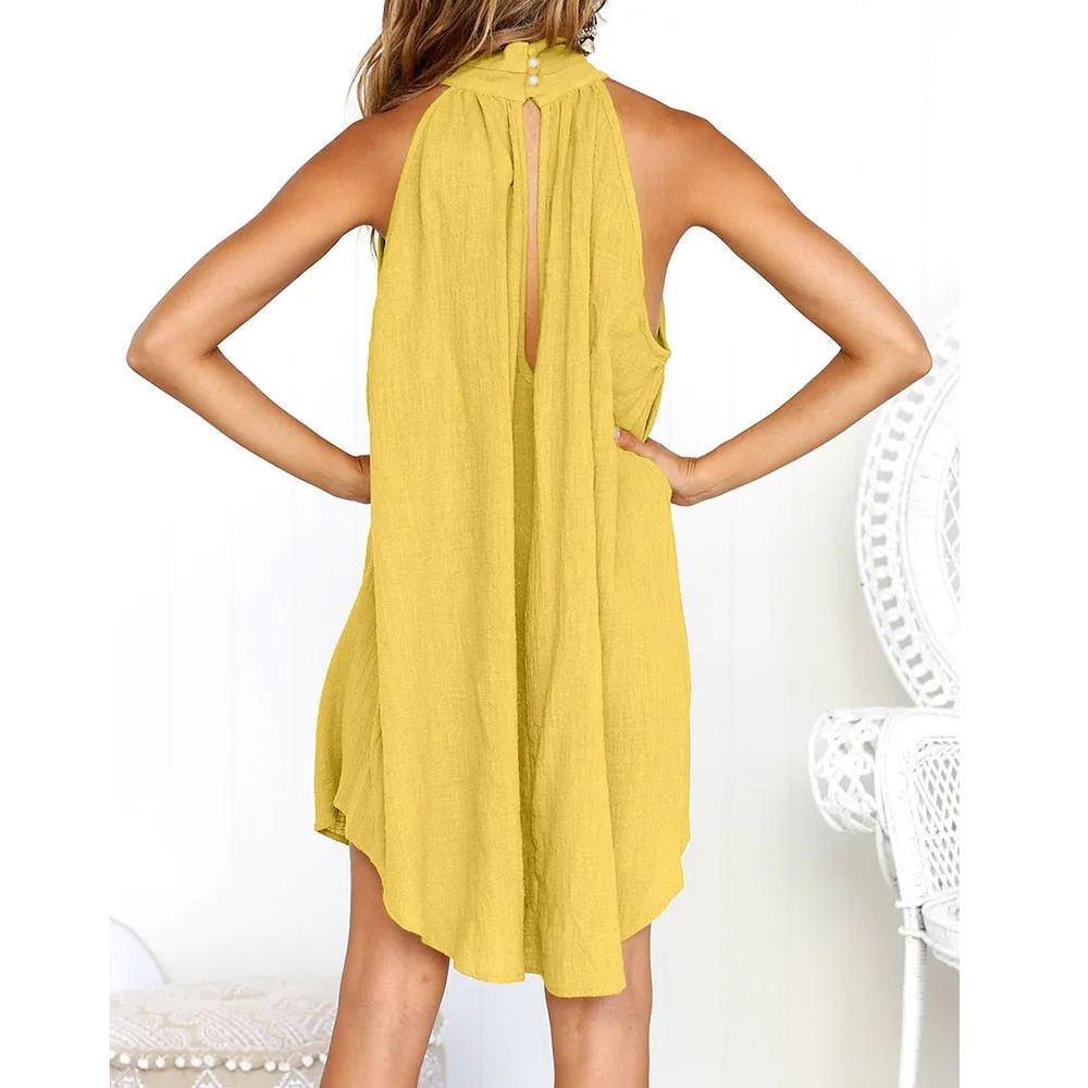 Minky Sleeveless Party Dress