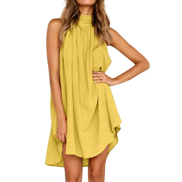 Minky Sleeveless Party Dress