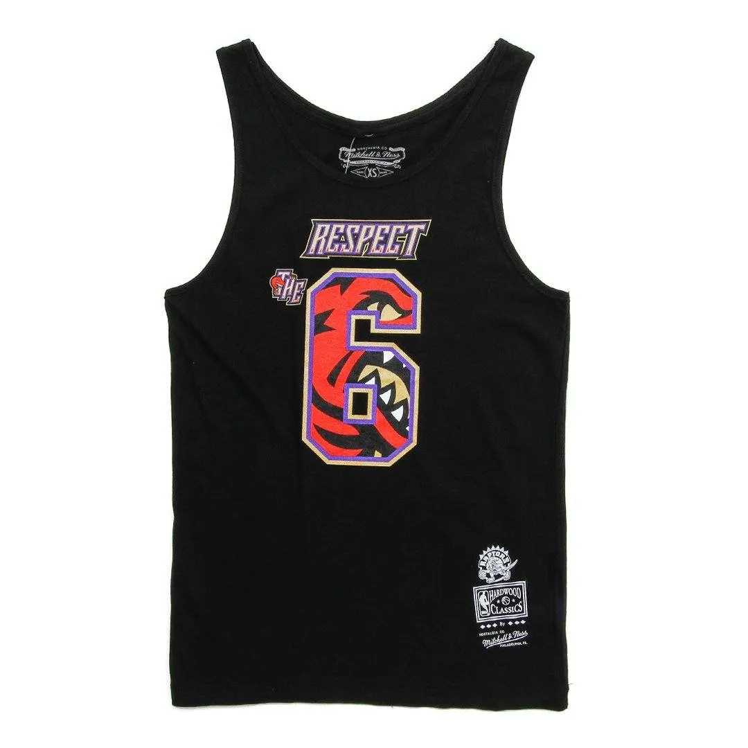 Mitchell & Ness NBA Raptors Jurassic 6 Tank Black Men 3397K19J6TRA