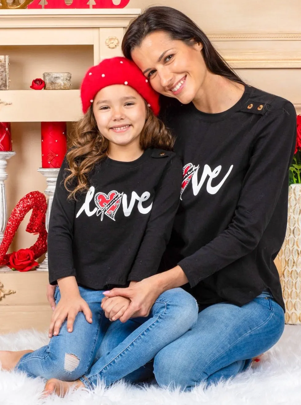Mommy and Me Match My Love Top