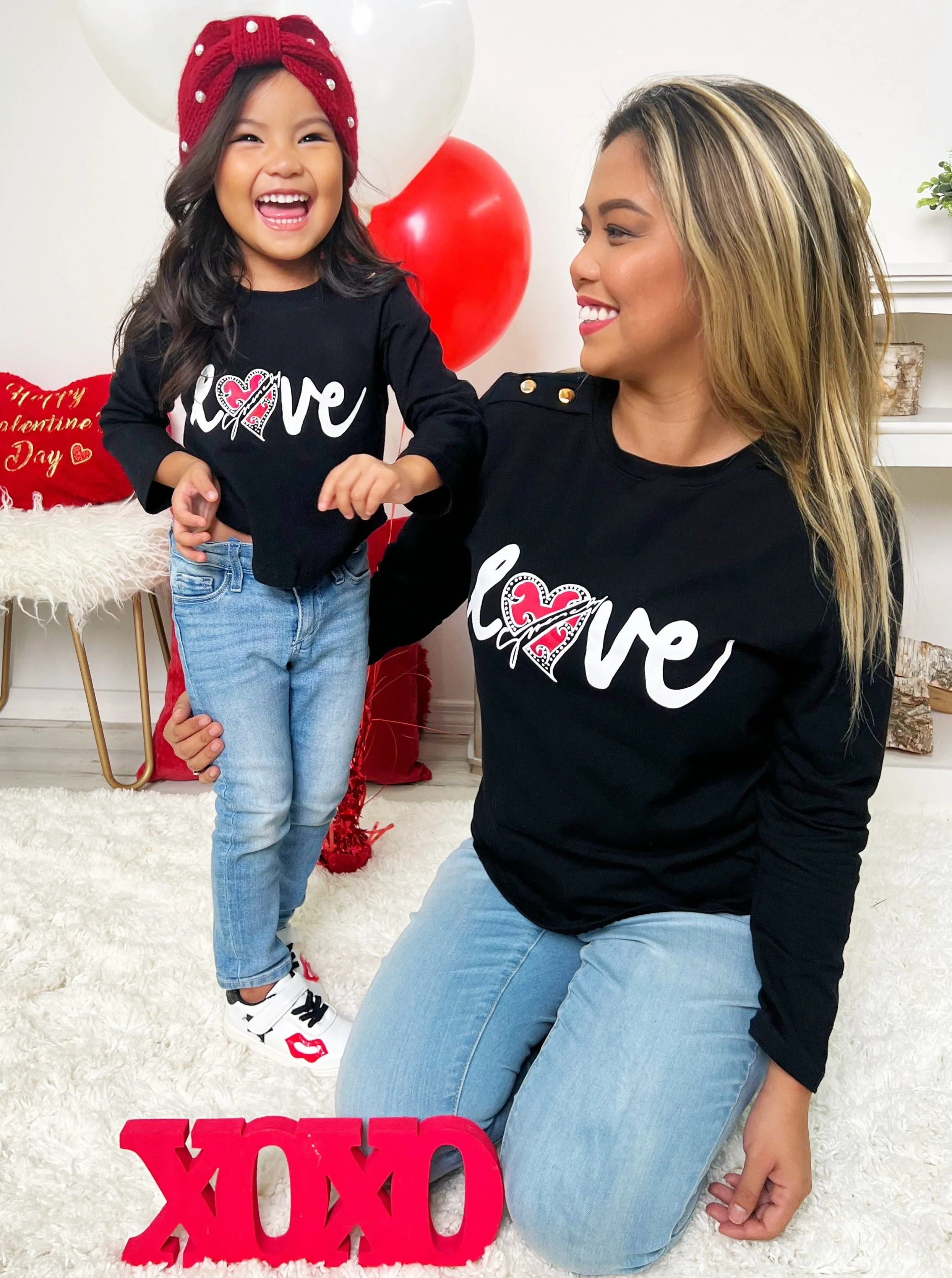 Mommy and Me Match My Love Top