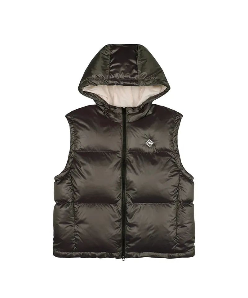 Monday Flow Women's Munple Goose Down Vest - Dark Brown