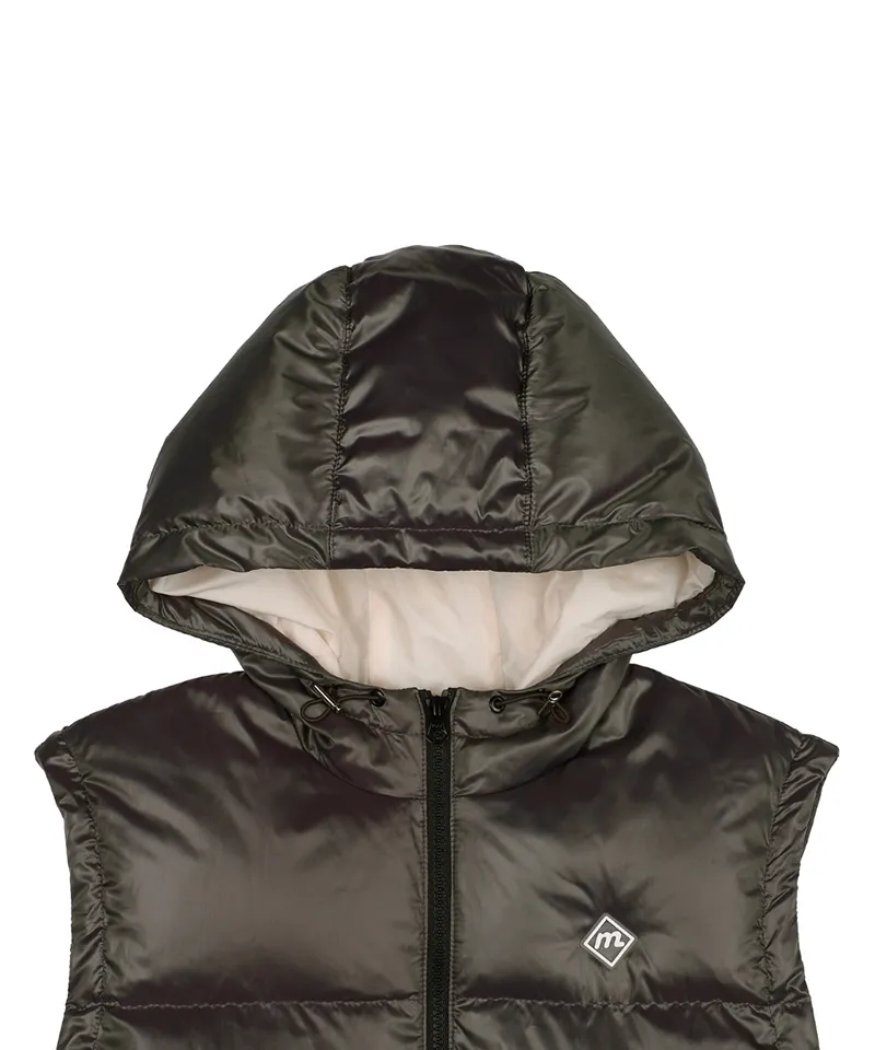 Monday Flow Women's Munple Goose Down Vest - Dark Brown