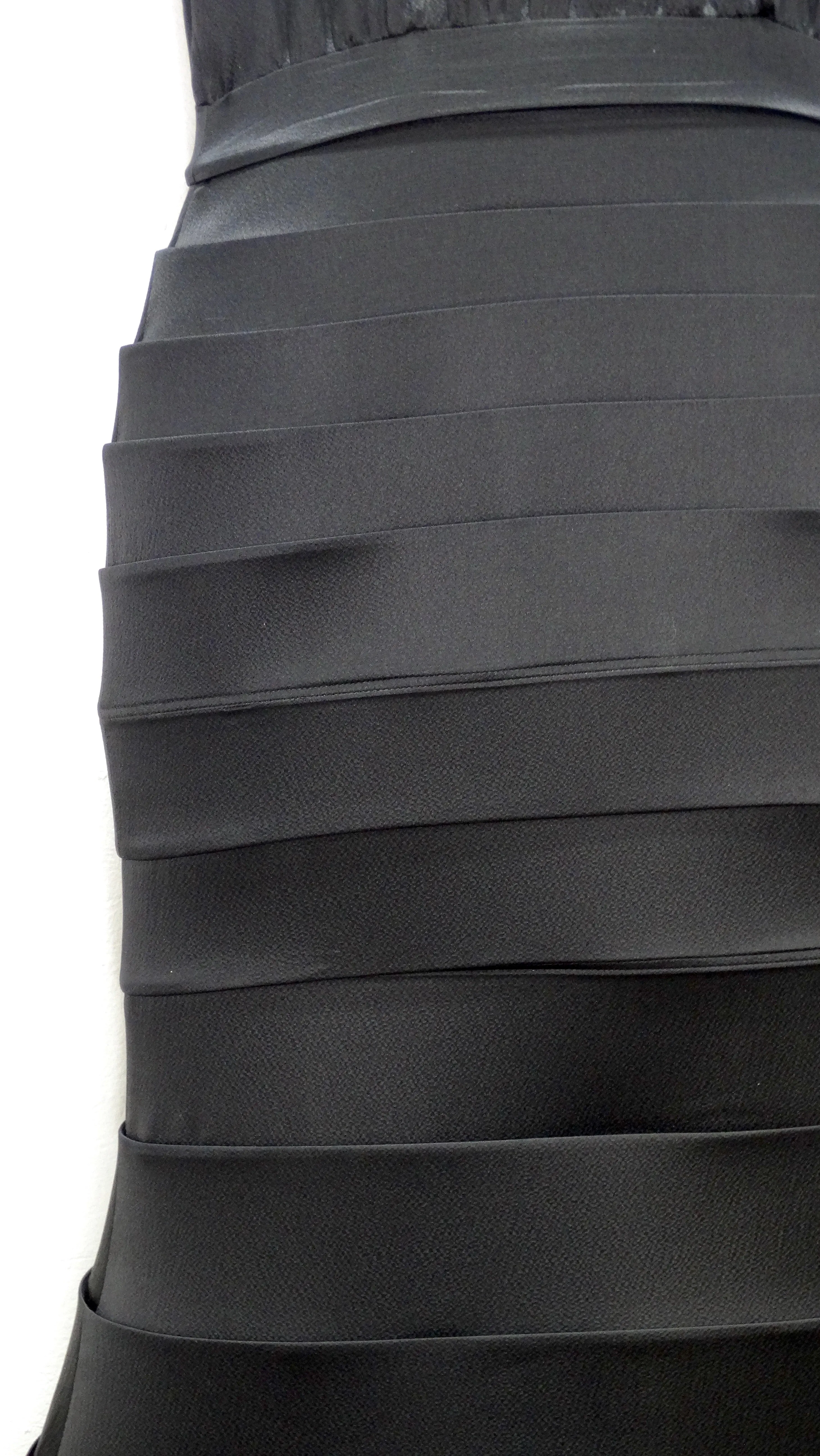 Moschino Silk Contoured Hoop-Skirt Gown
