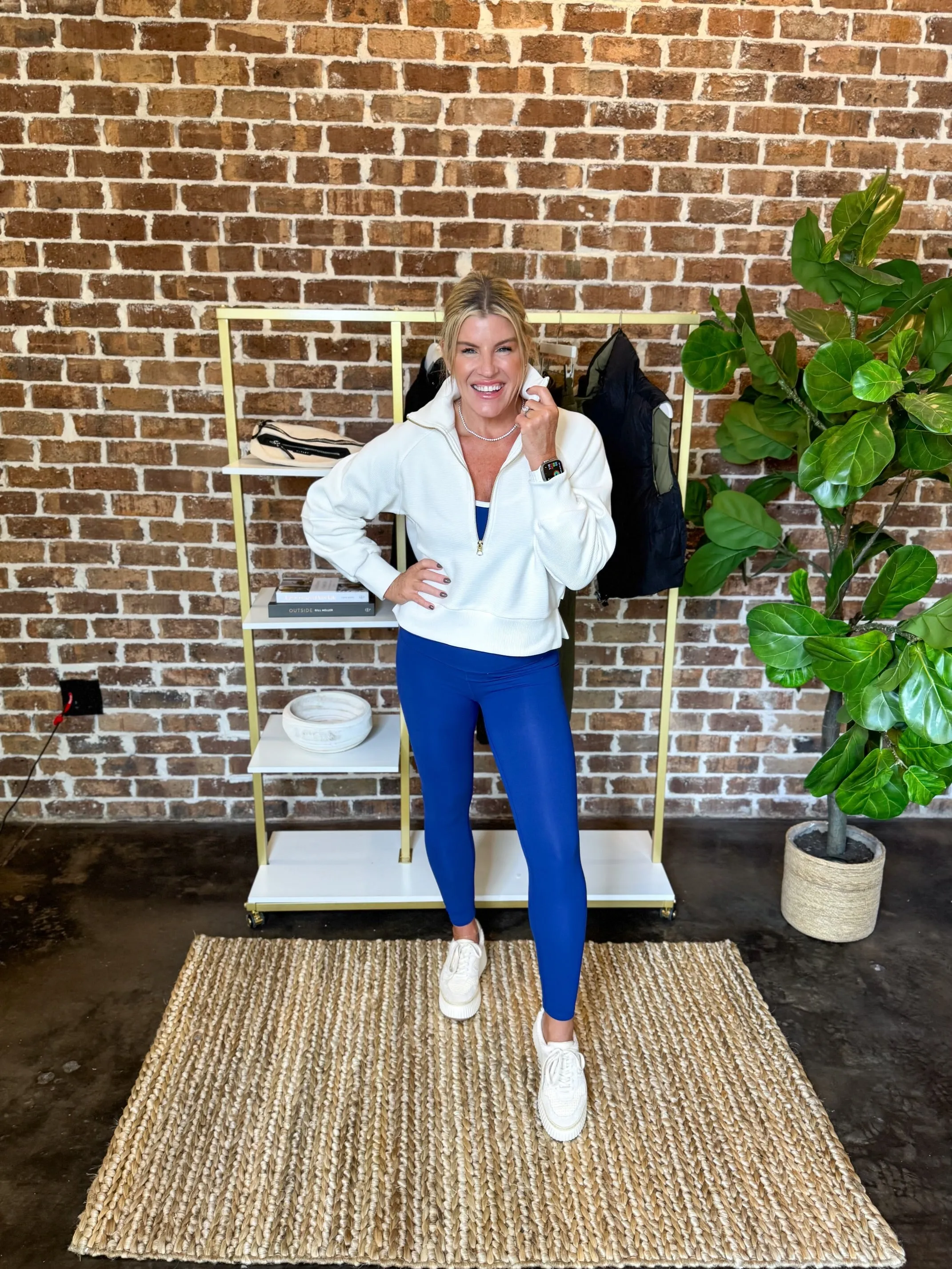 Move High Legging 25"-Blue