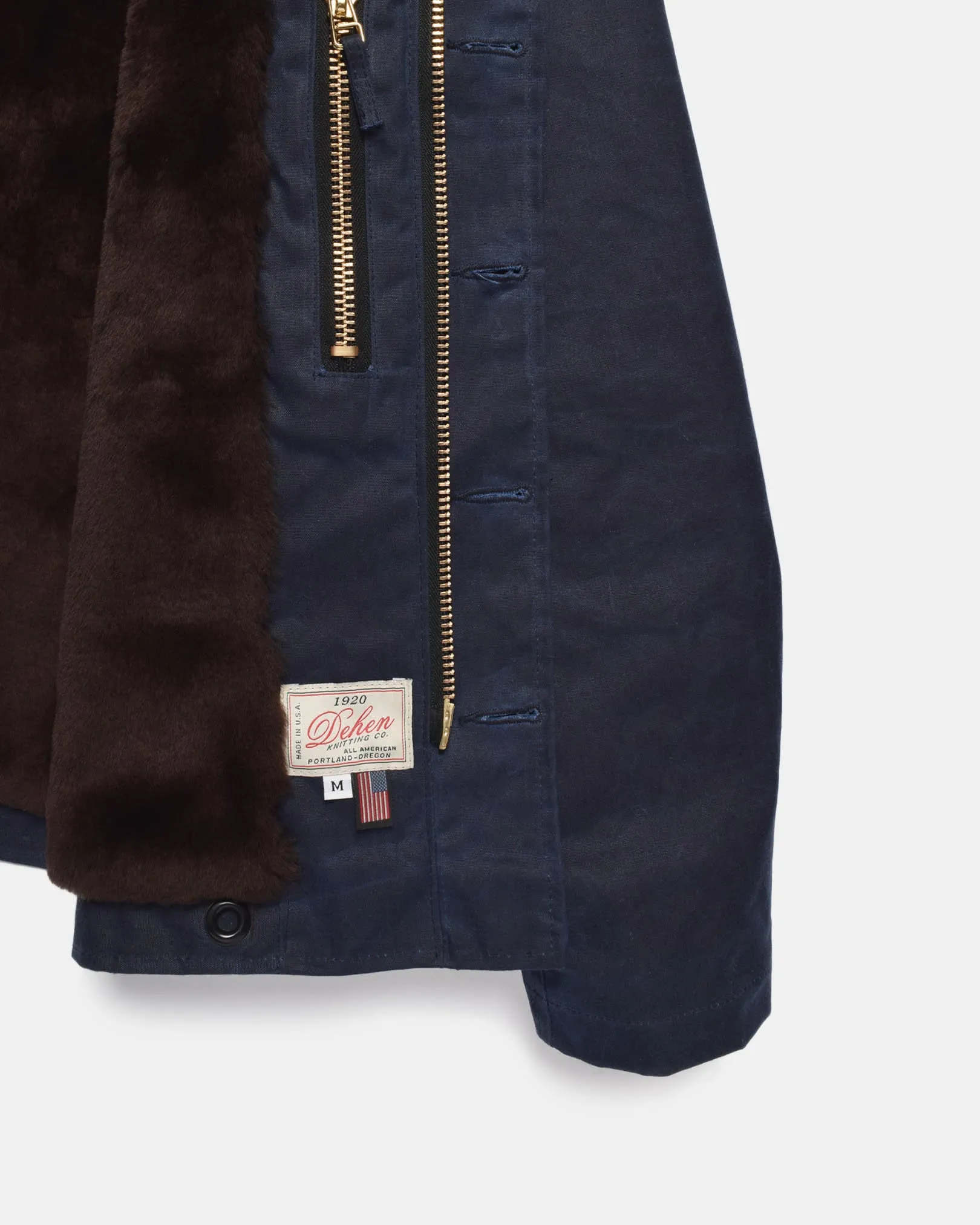 N-1 Deck Jacket - Navy / Brown