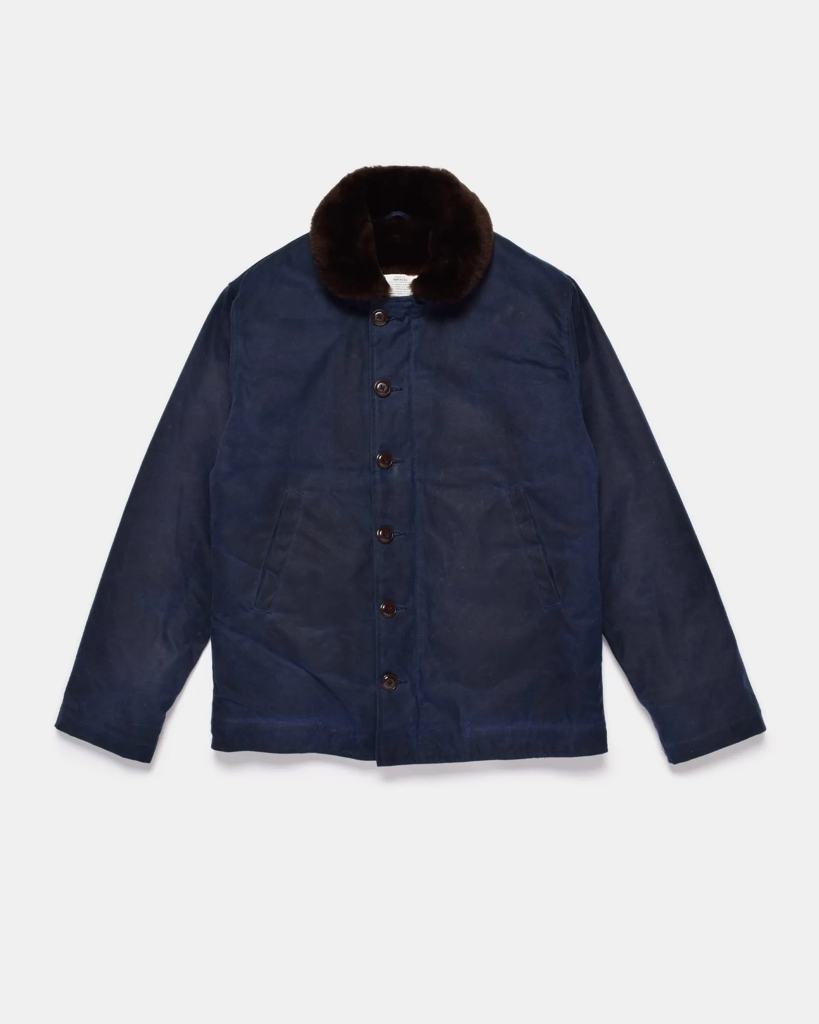 N-1 Deck Jacket - Navy / Brown
