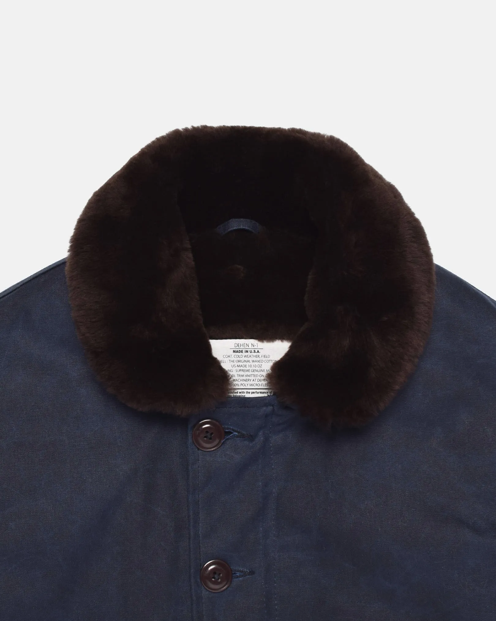 N-1 Deck Jacket - Navy / Brown