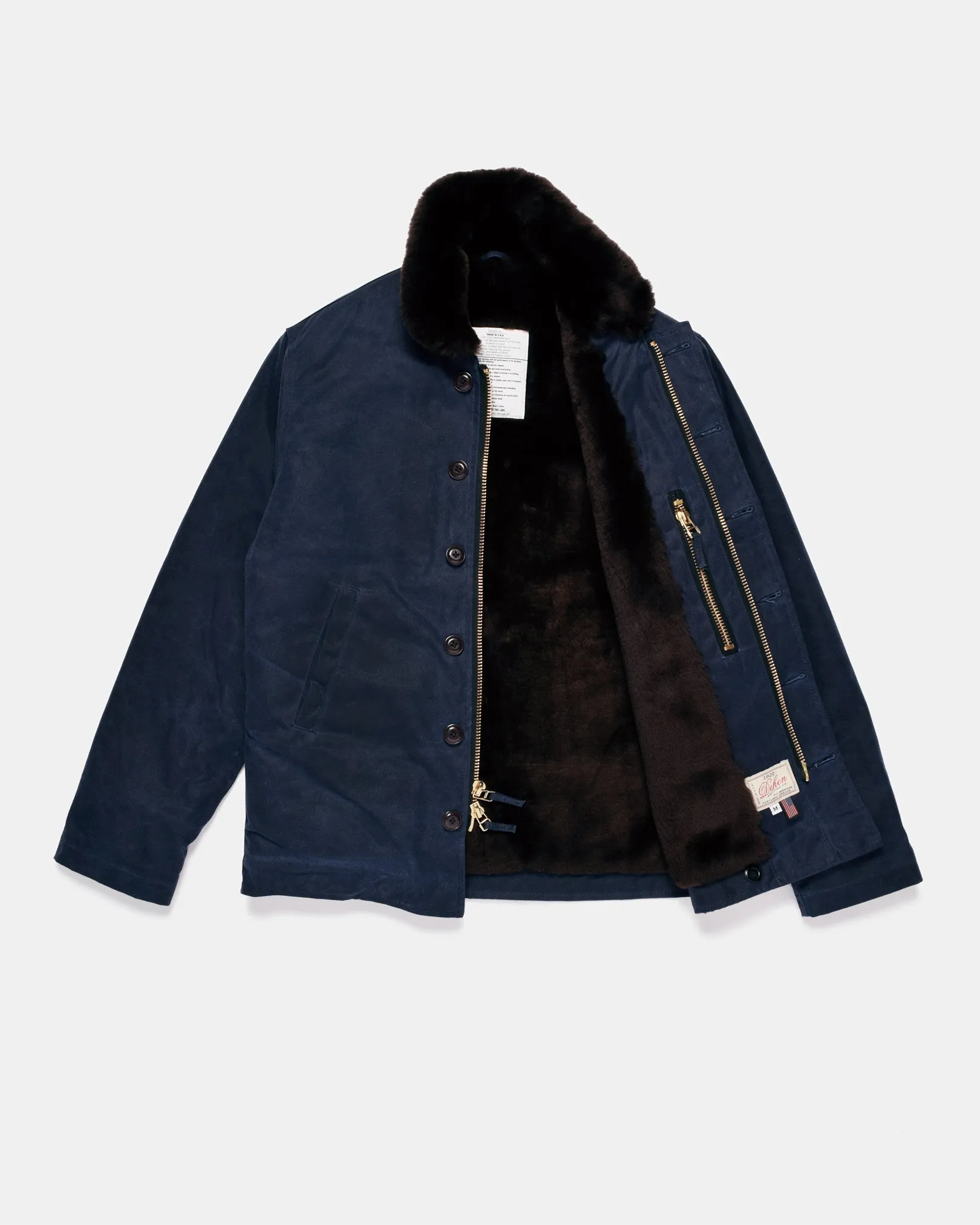 N-1 Deck Jacket - Navy / Brown