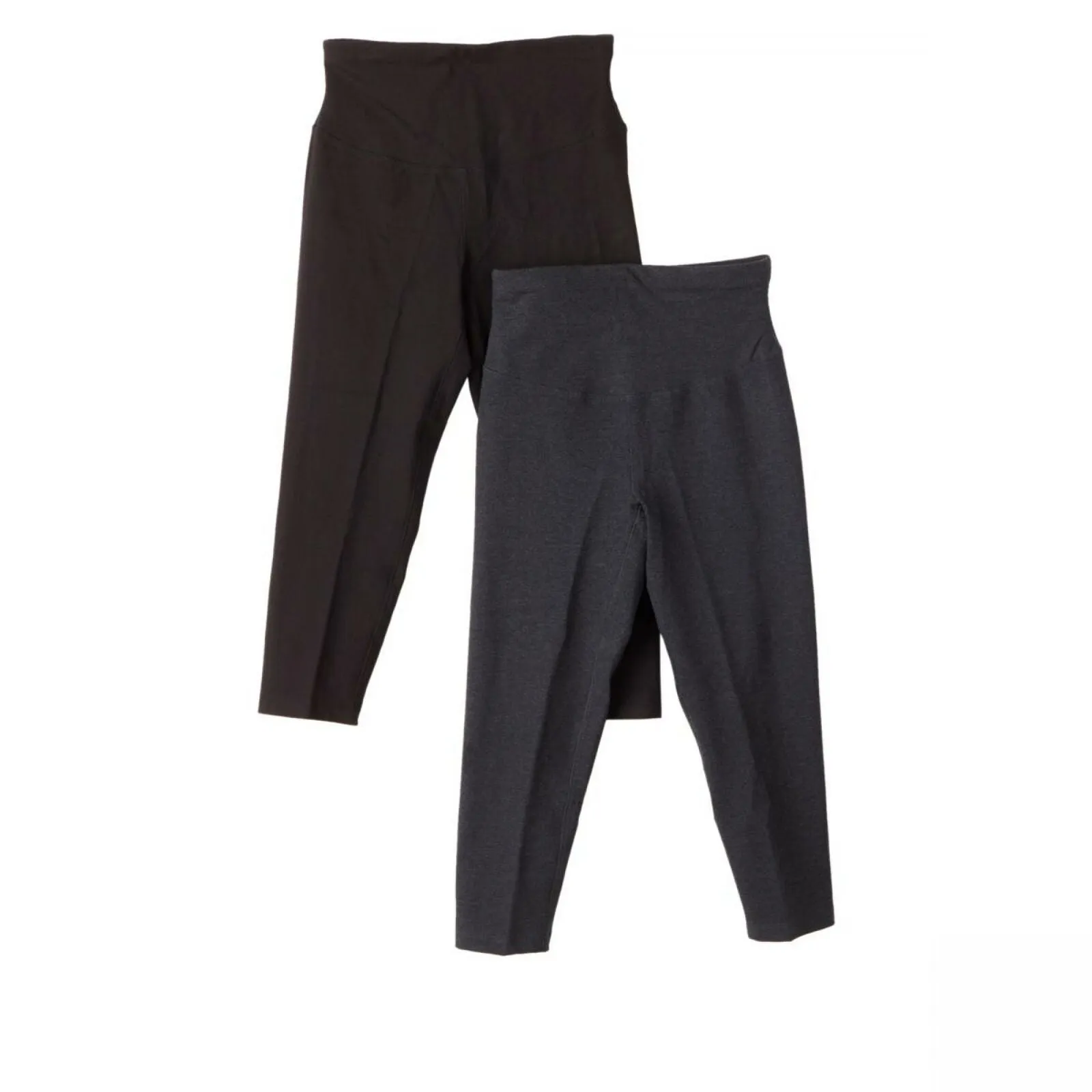 Nearly Nude Women's 2 Pack Capri Length Stretch Cotton Leggings