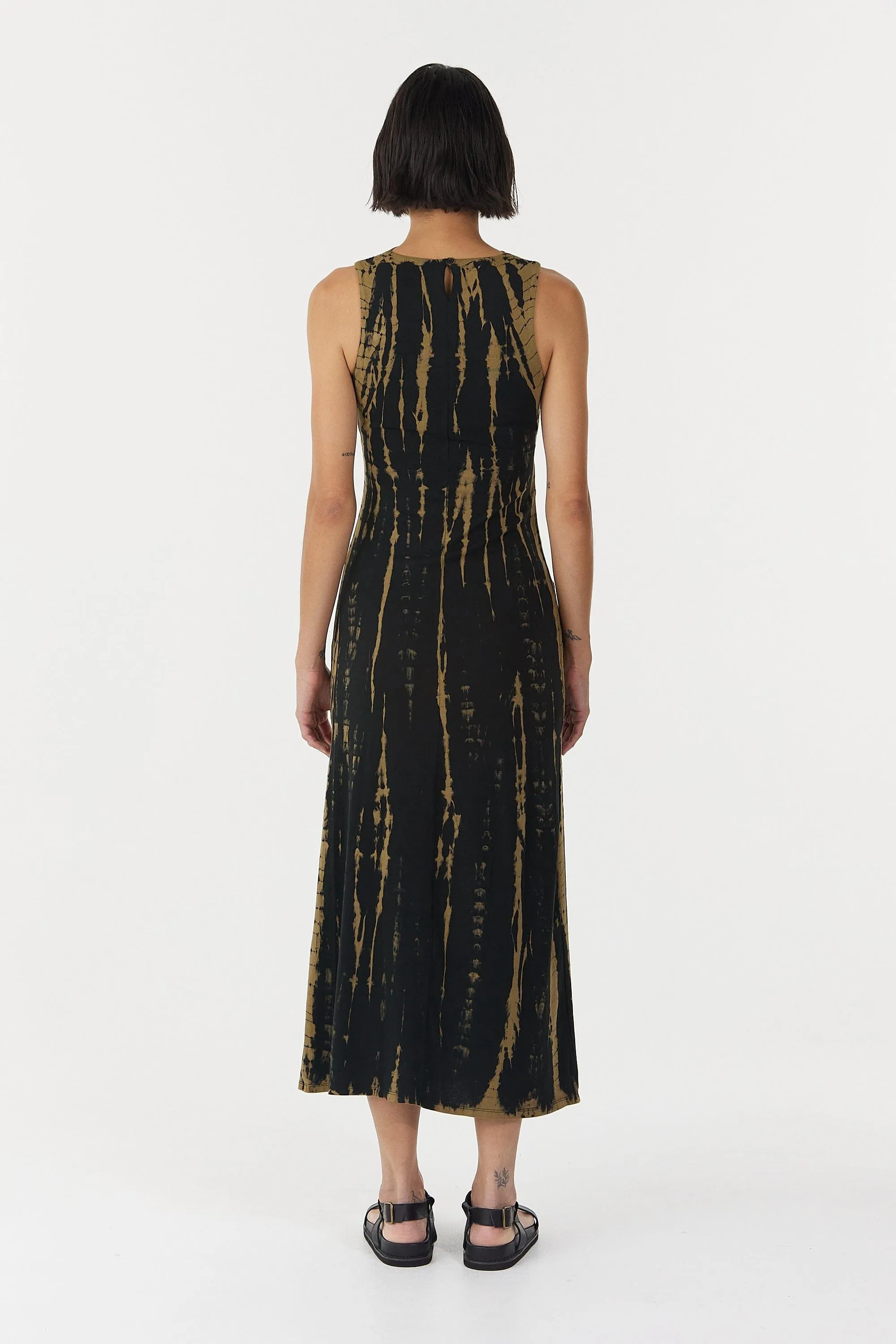 NEBULAR MAXI DRESS | TIE DYE
