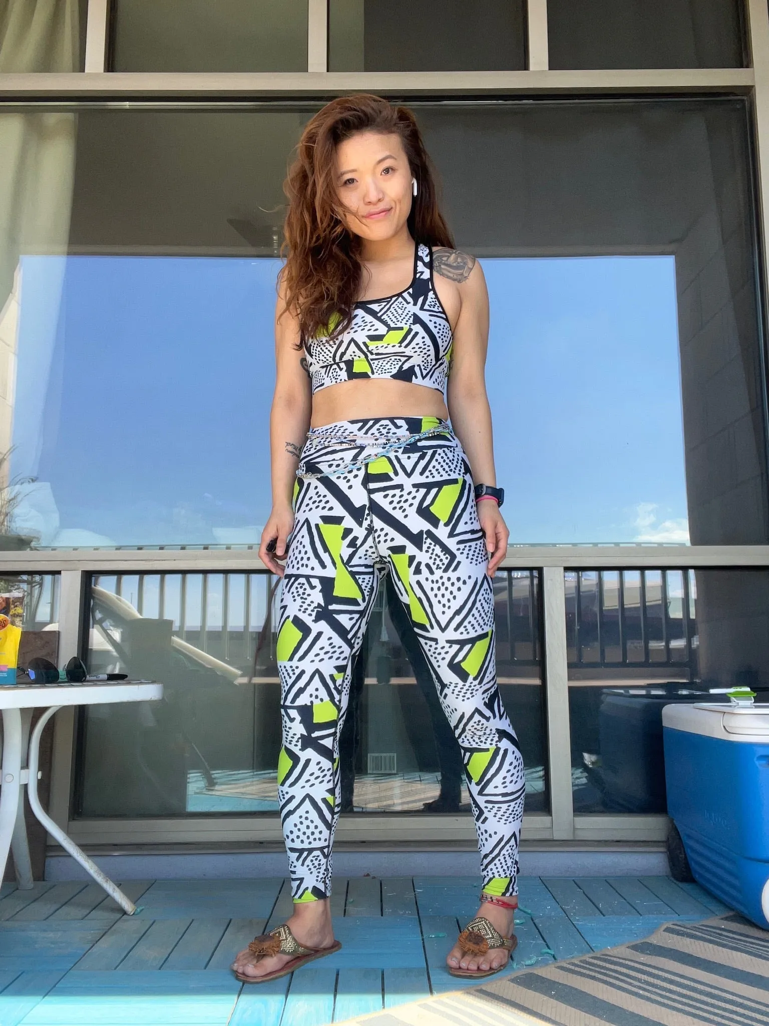 Neo--Tribal Pulse Yoga Leggings