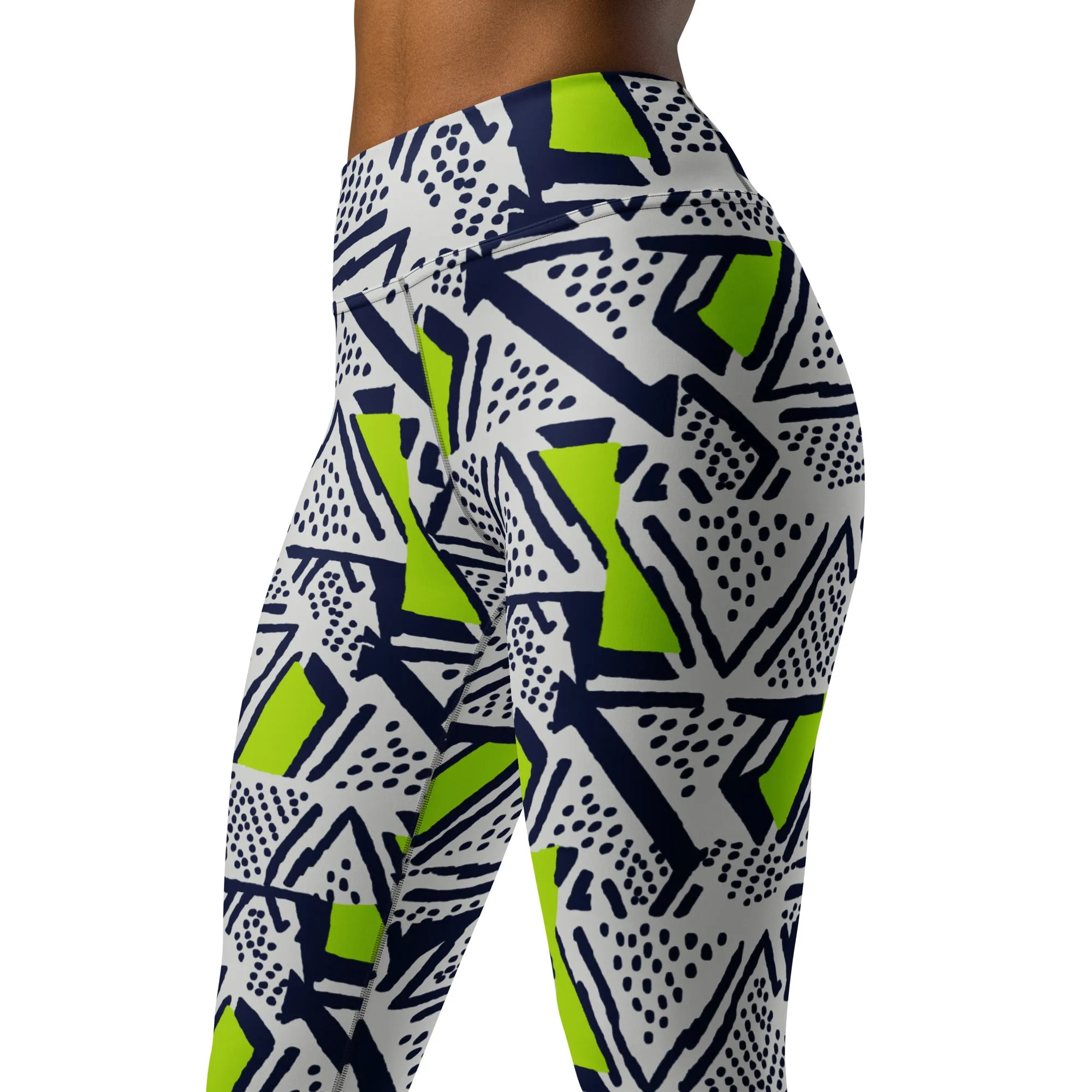 Neo--Tribal Pulse Yoga Leggings