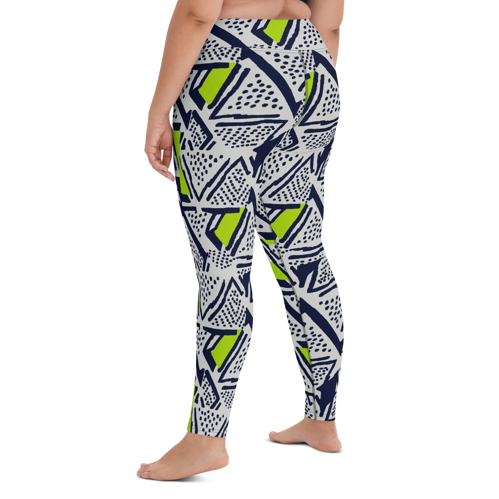 Neo--Tribal Pulse Yoga Leggings