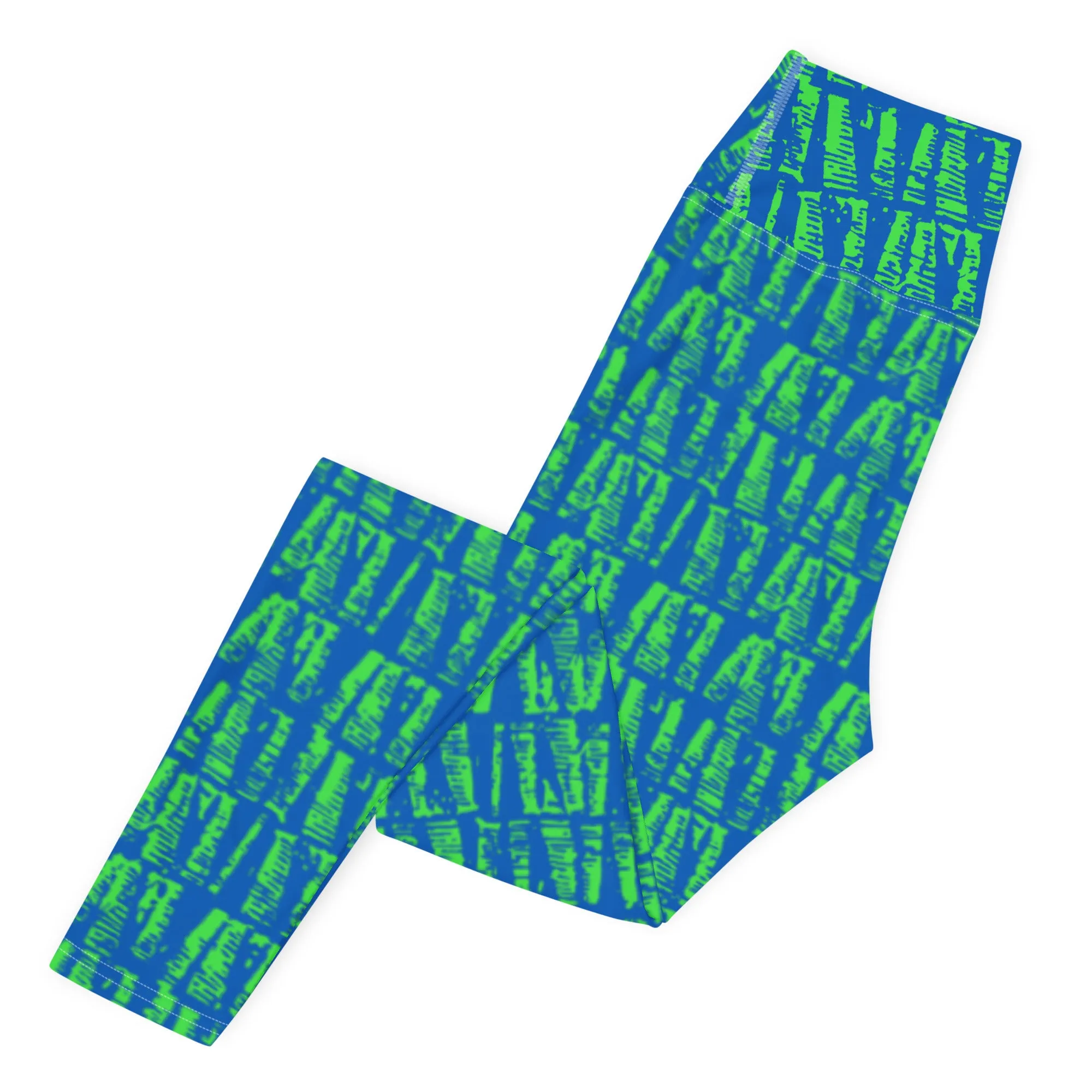 Neon Batik Yoga Leggings