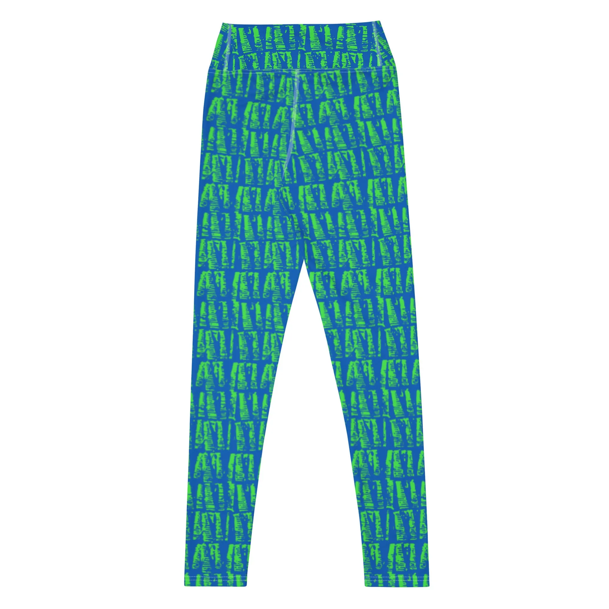 Neon Batik Yoga Leggings