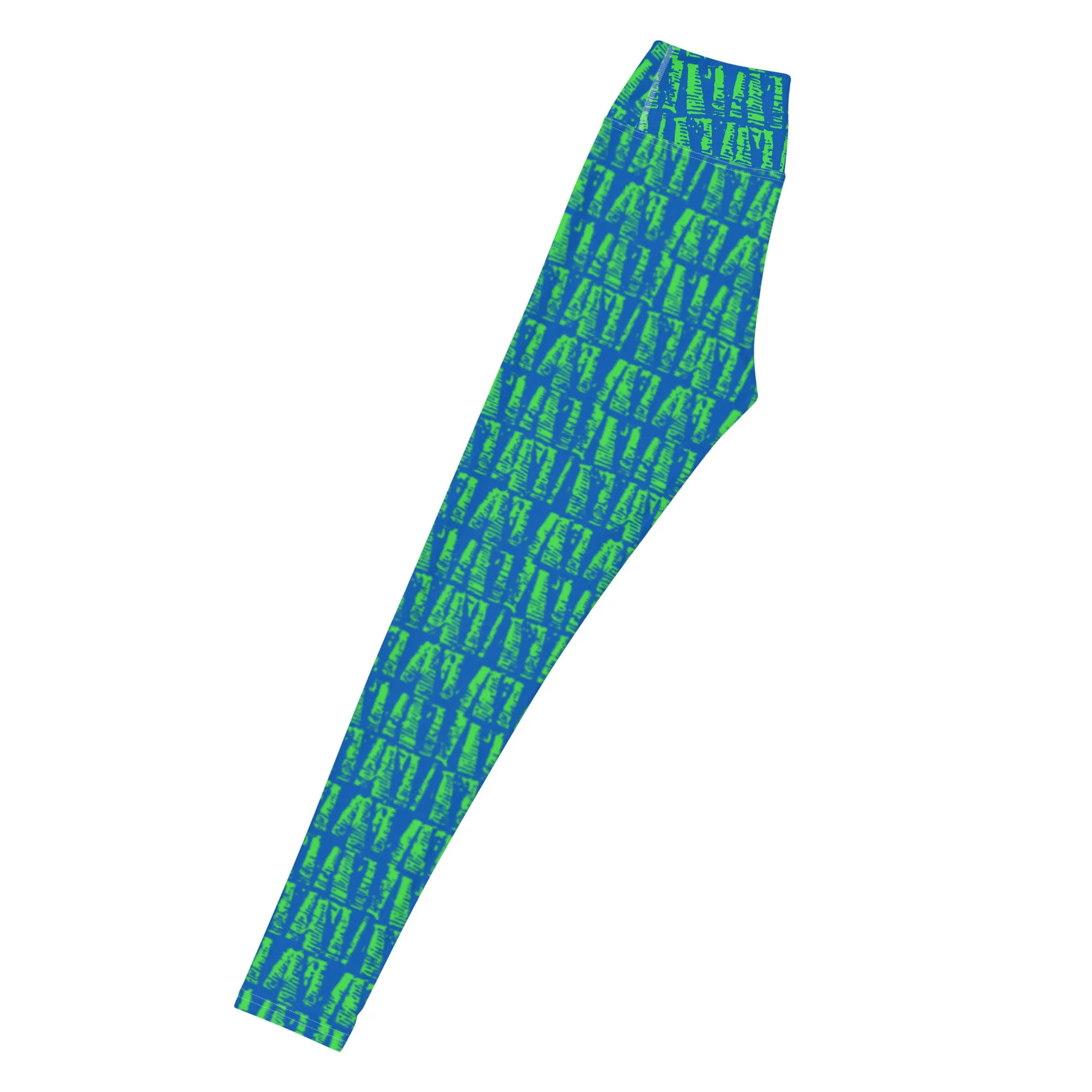Neon Batik Yoga Leggings