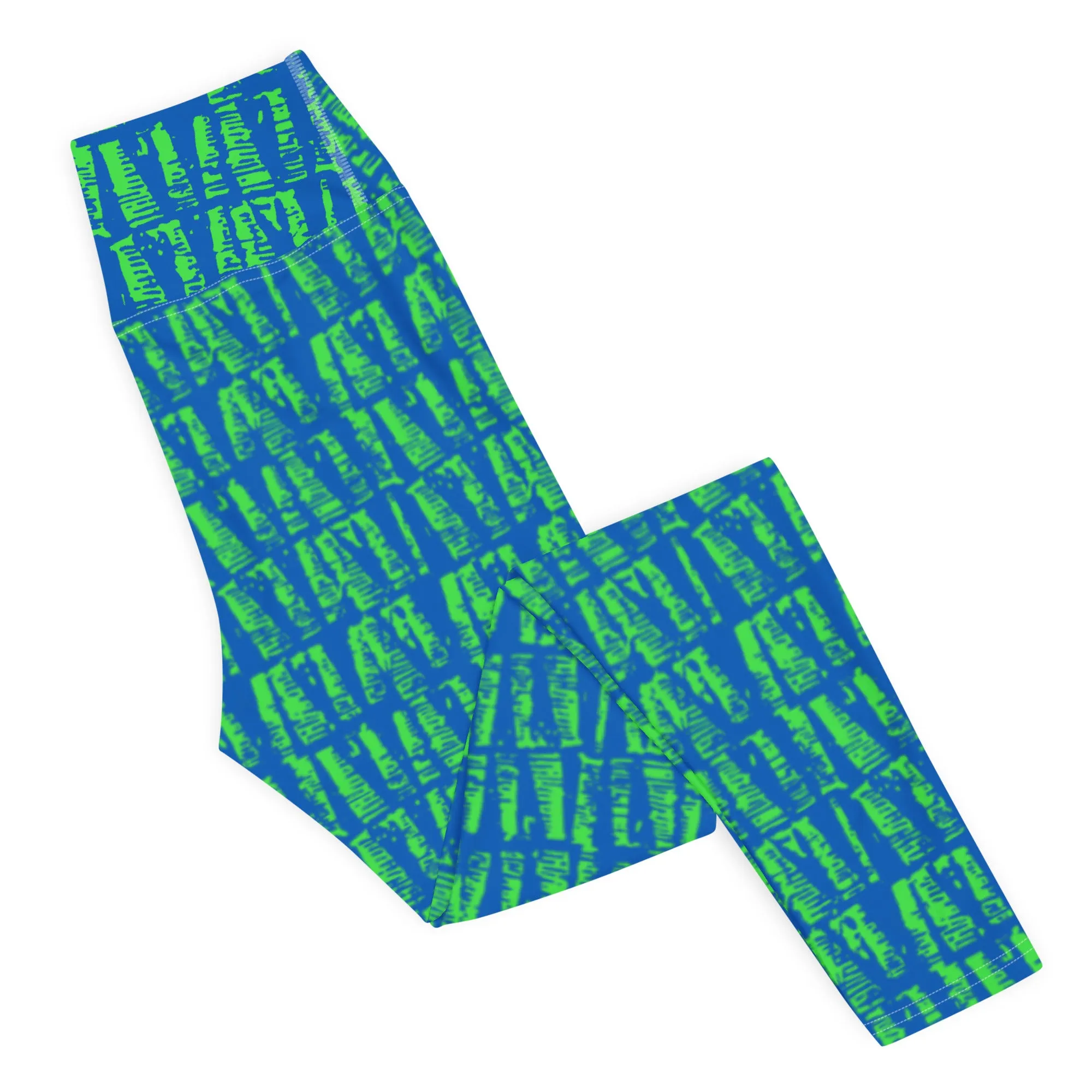 Neon Batik Yoga Leggings