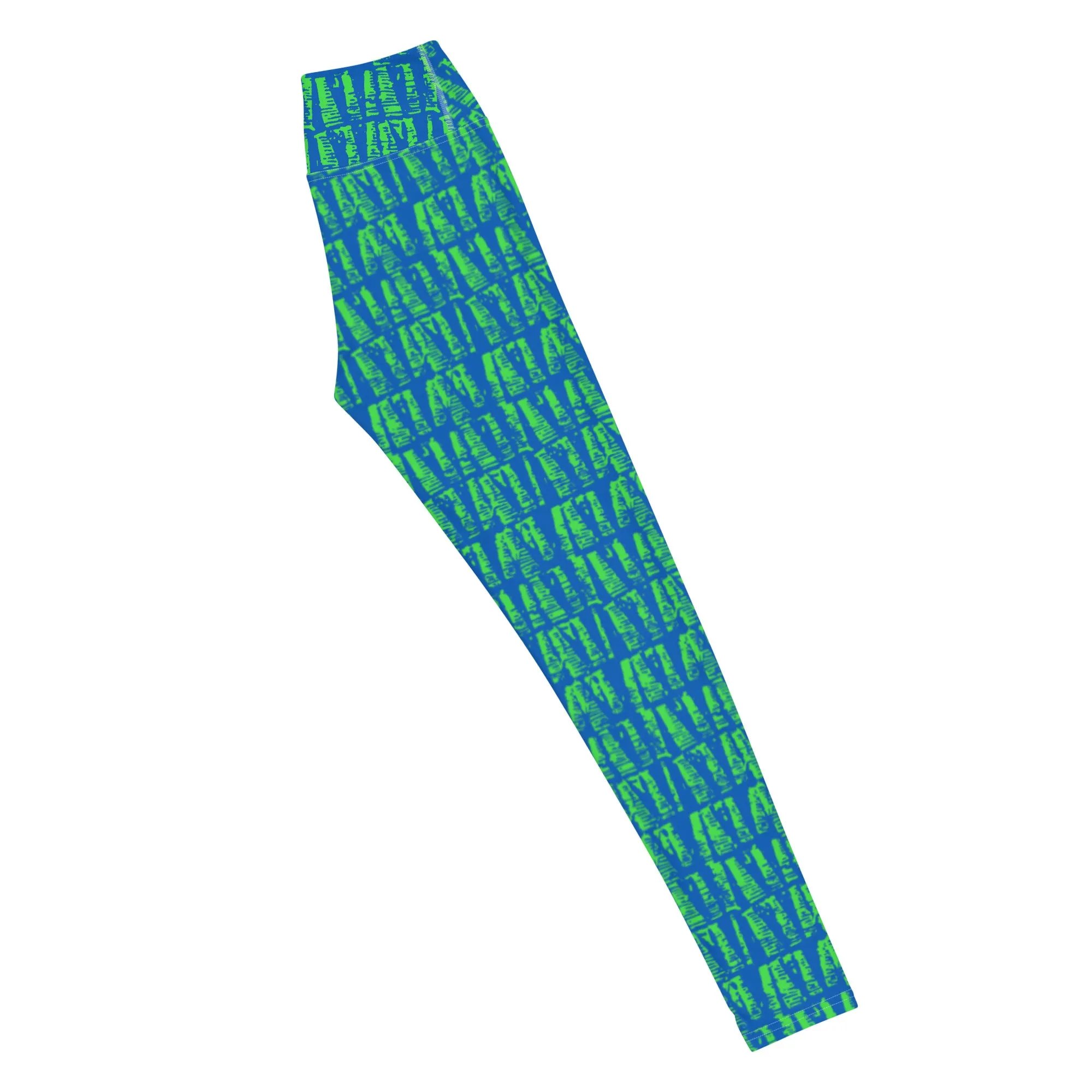 Neon Batik Yoga Leggings
