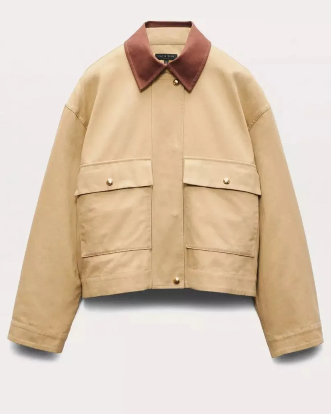 Nonie 2-in-1 Cotton Twill Jacket