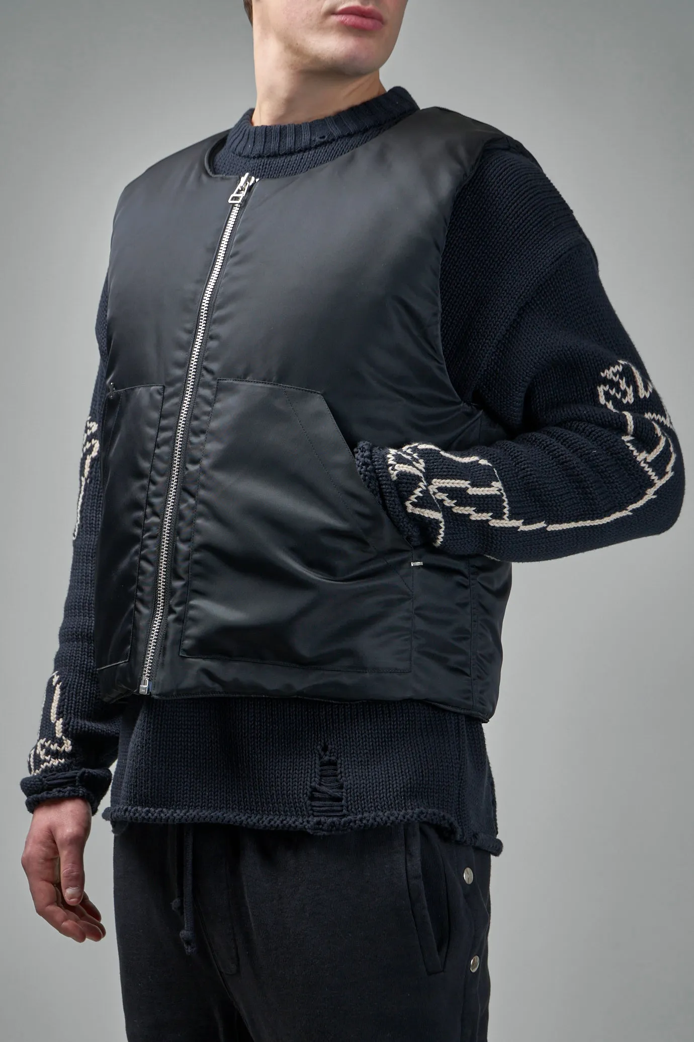 Nylon Puffer Vest