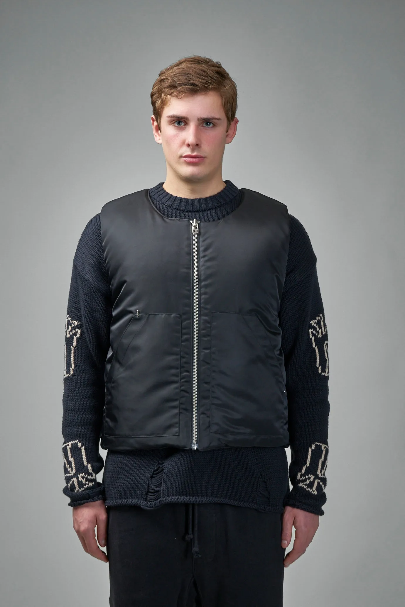 Nylon Puffer Vest