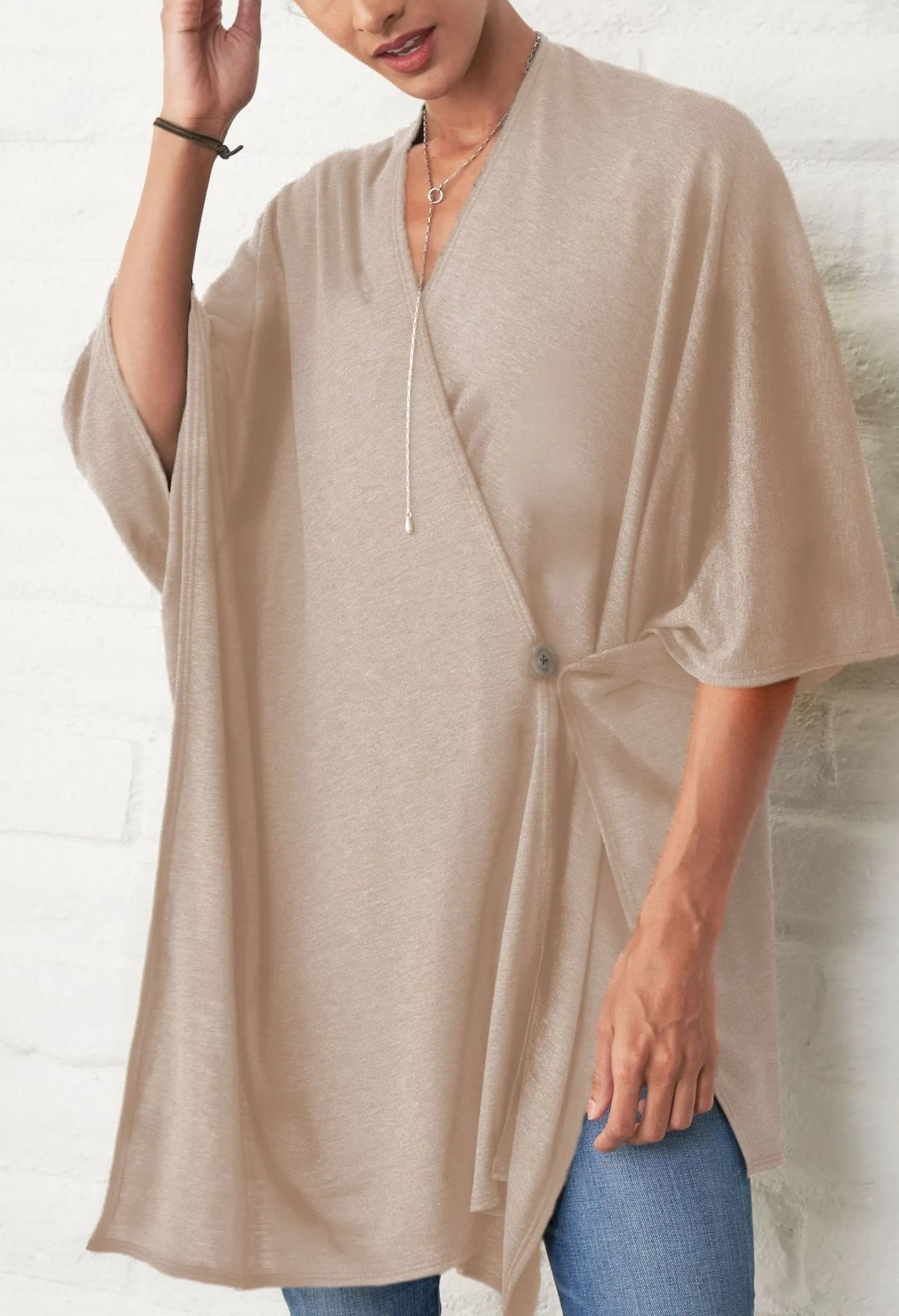 Oatmeal Kimono Cardi - Sale