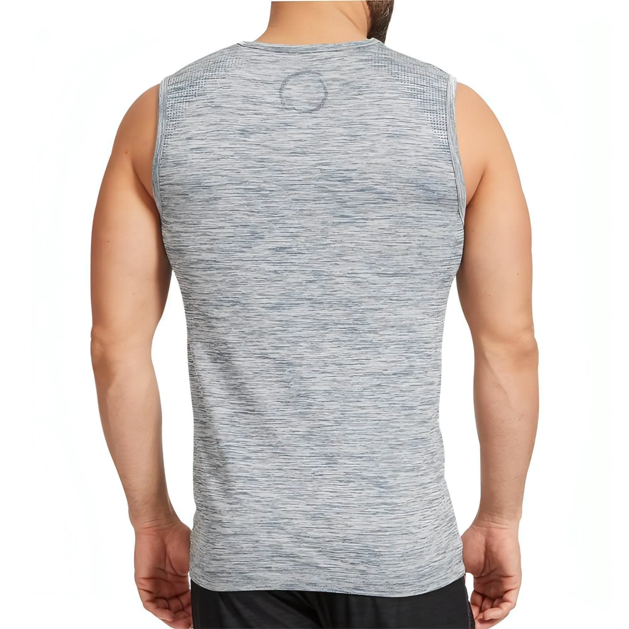 Ohmme Chandra Mens Yoga Vest - Blue