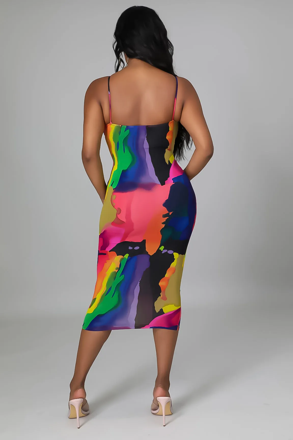 Parisa Print Dress