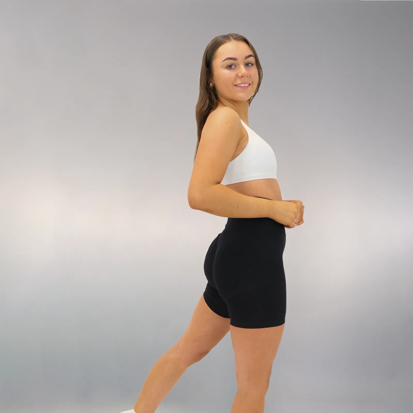 Peach Shorts - Black