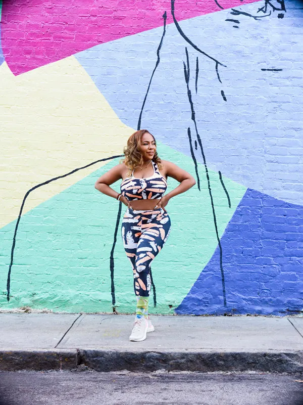 Peach Stroke Yoga Leggings
