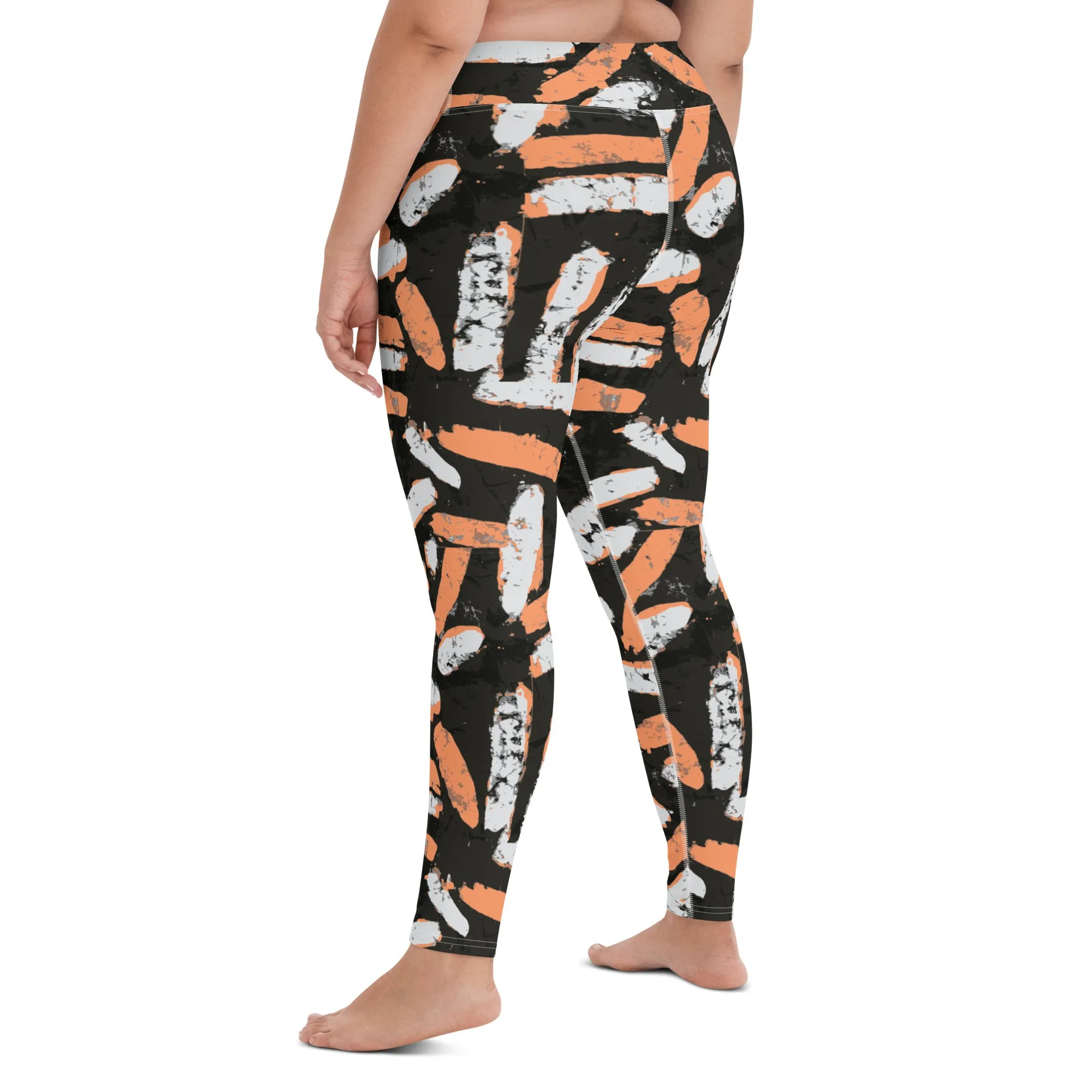 Peach Stroke Yoga Leggings