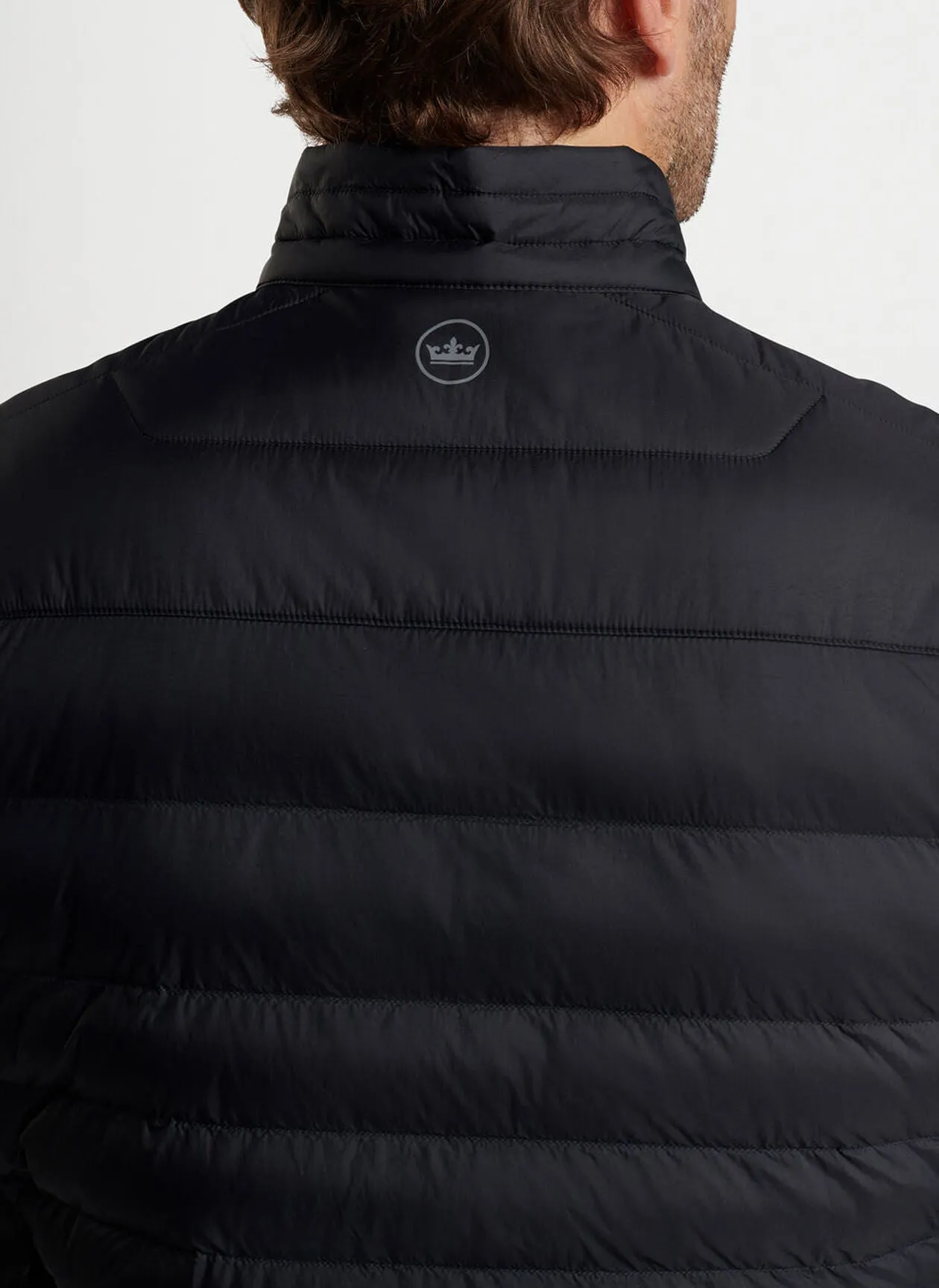 Peter Millar Mens  Classic Fit All Course Vest - BLACK