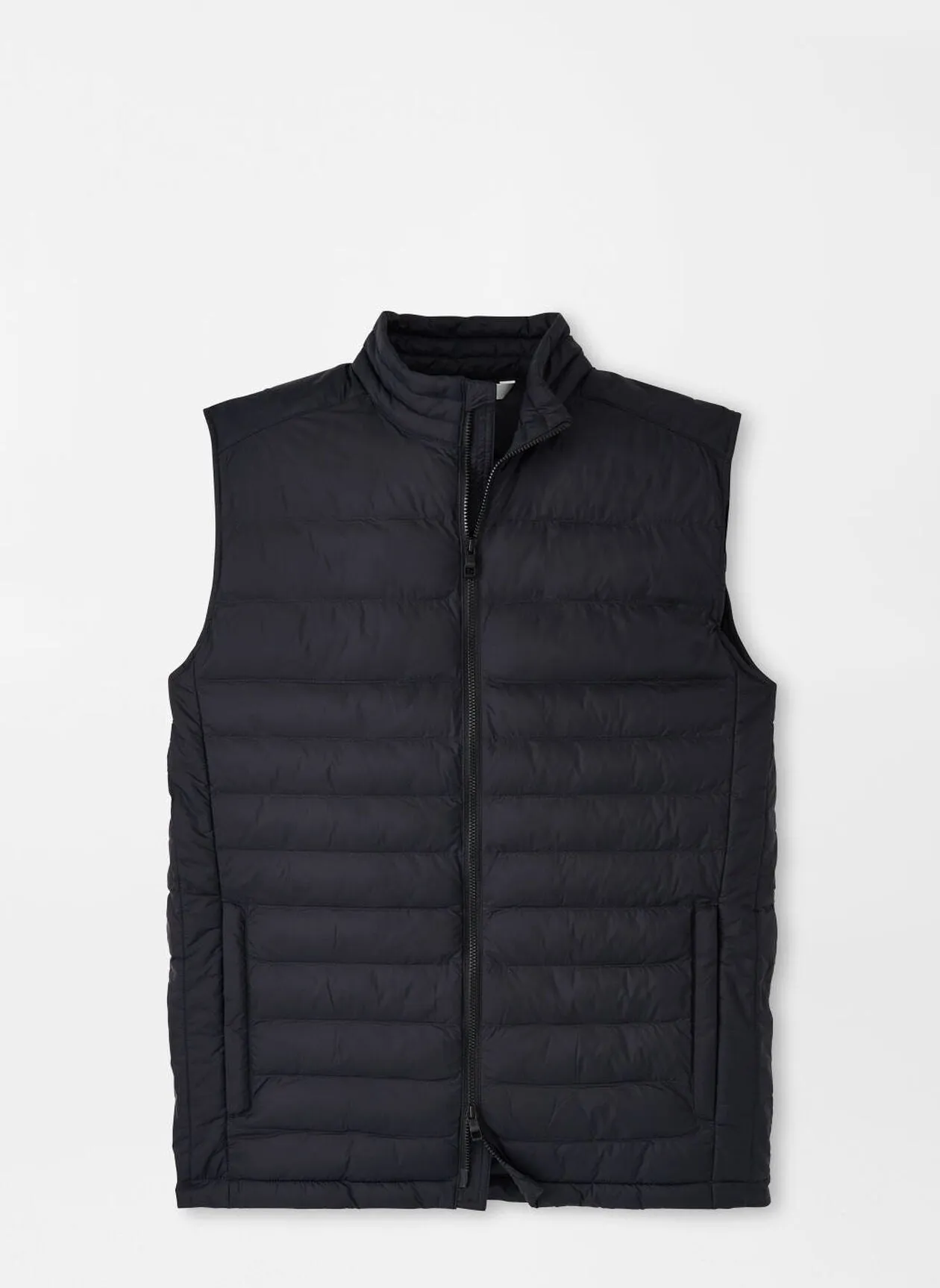 Peter Millar Mens  Classic Fit All Course Vest - BLACK