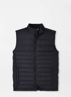 Peter Millar Mens  Classic Fit All Course Vest - BLACK