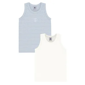 Petit Bateau Blue Tank Tops 2 Pack