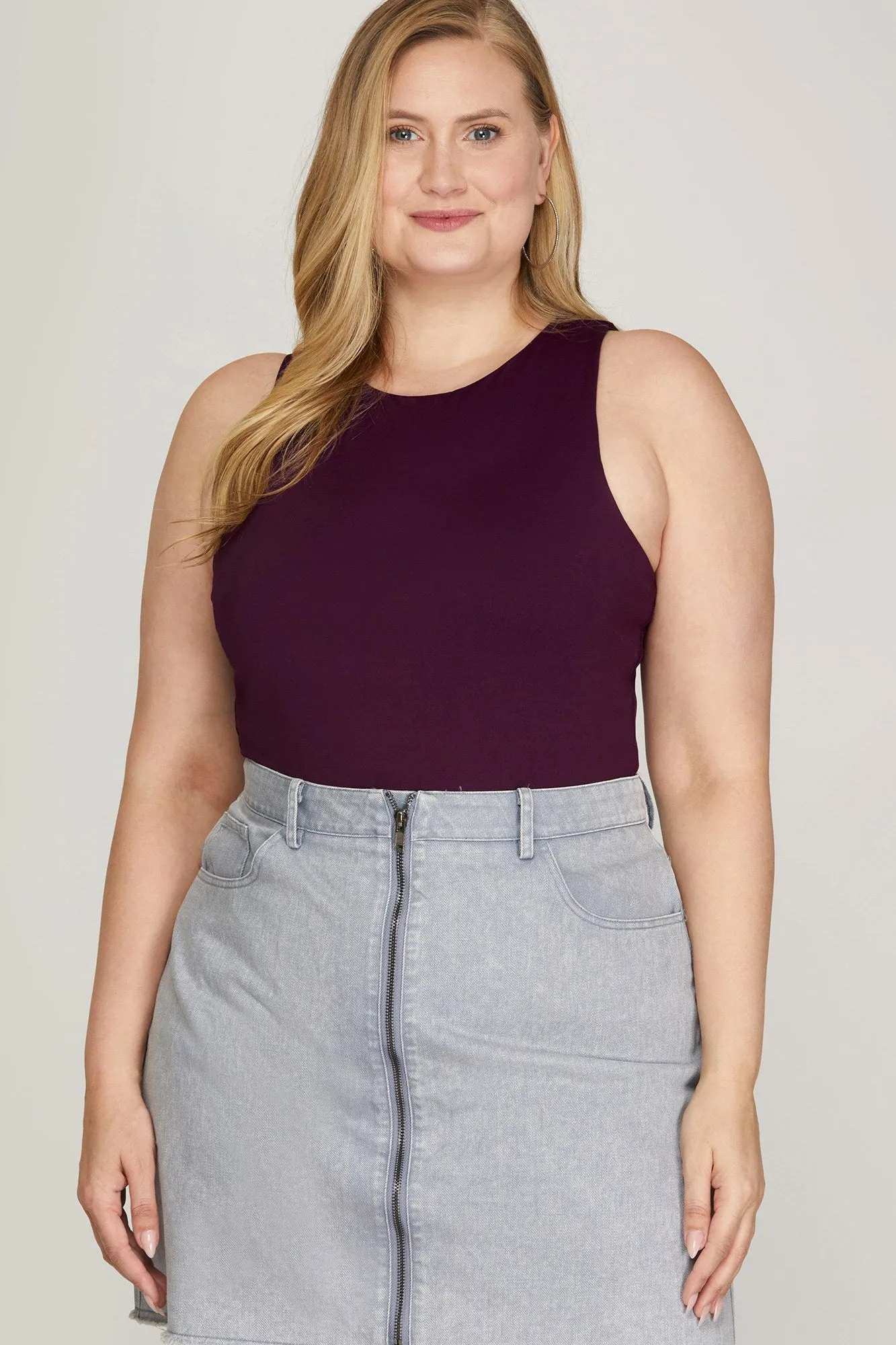 PLUS Crew Neck Bodysuit
