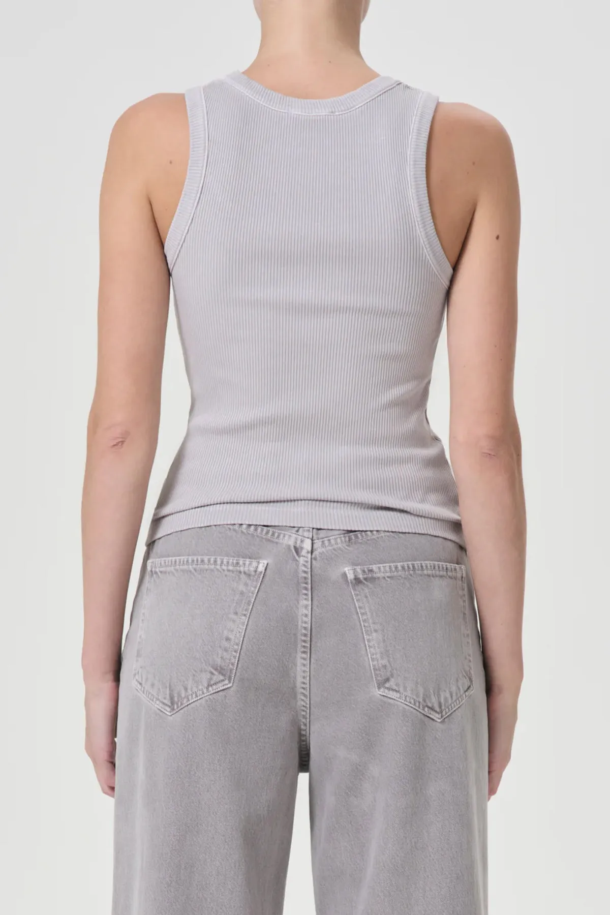 Poppy Scoop Neck Tank in Flake