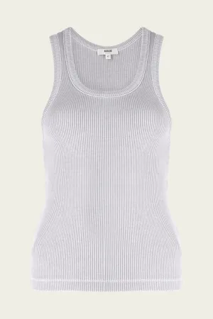 Poppy Scoop Neck Tank in Flake