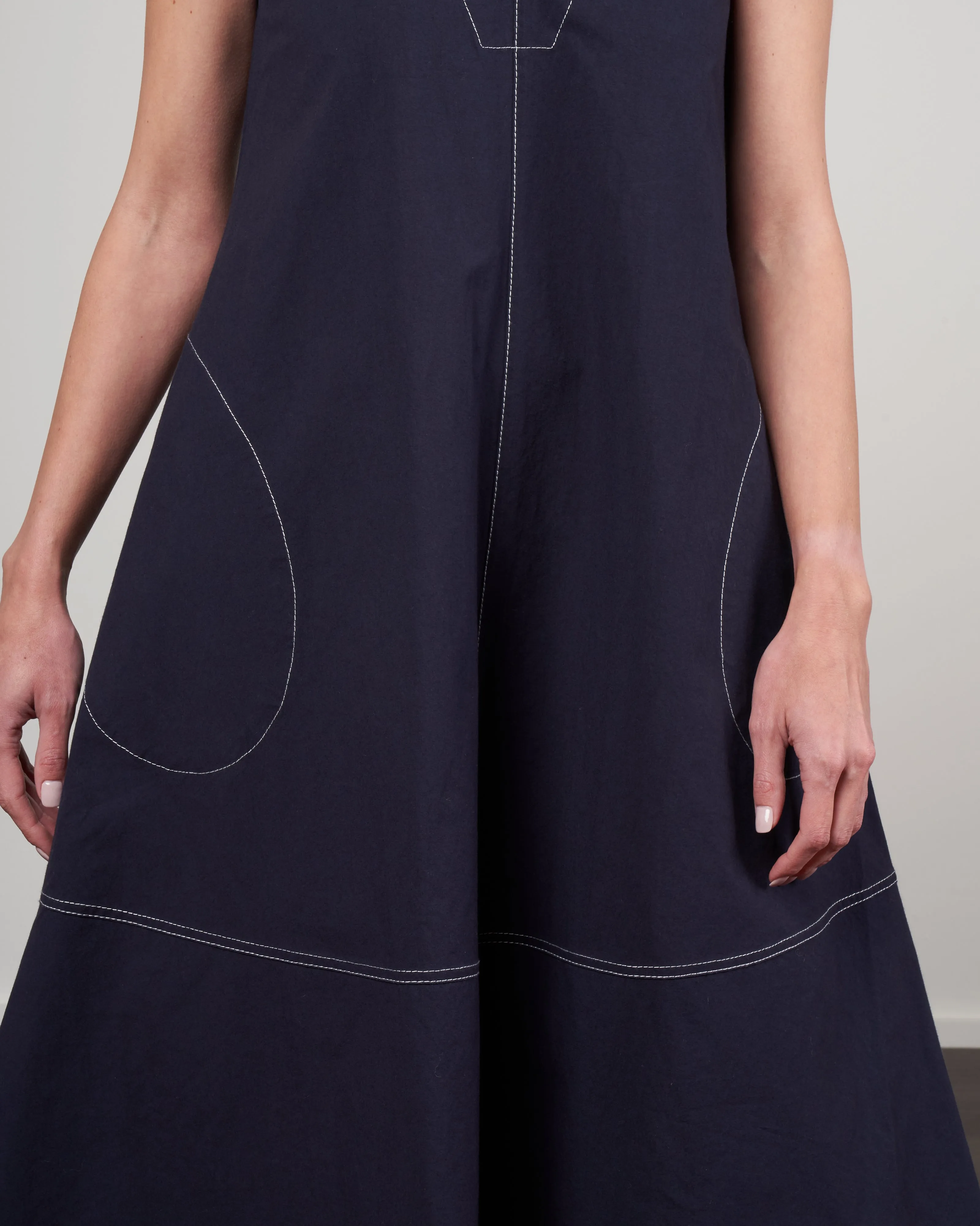 preston tank dress - navy