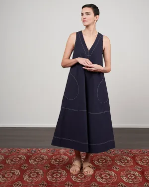 preston tank dress - navy