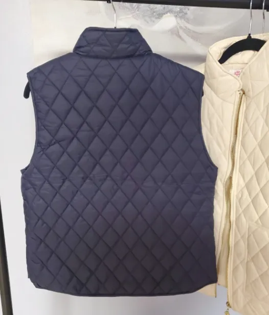 Puffy Vest - Aryeh - Grace-Puffer Vest Women Sleeveless Zip Up Outerwear Stand Collar Quilted Vest Warm Winter Jackets Coats with Pocket